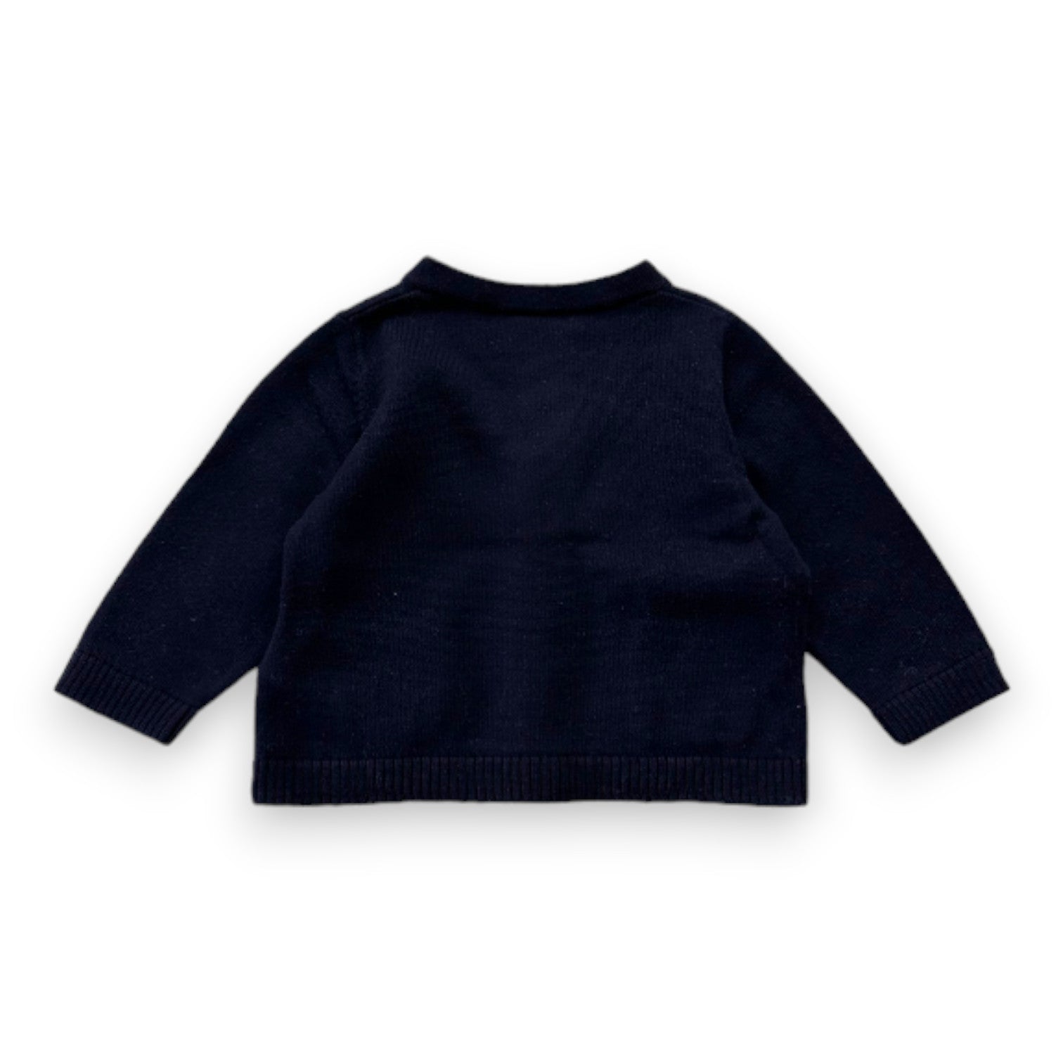 BONPOINT - Cardigan bleu marine - 6 mois