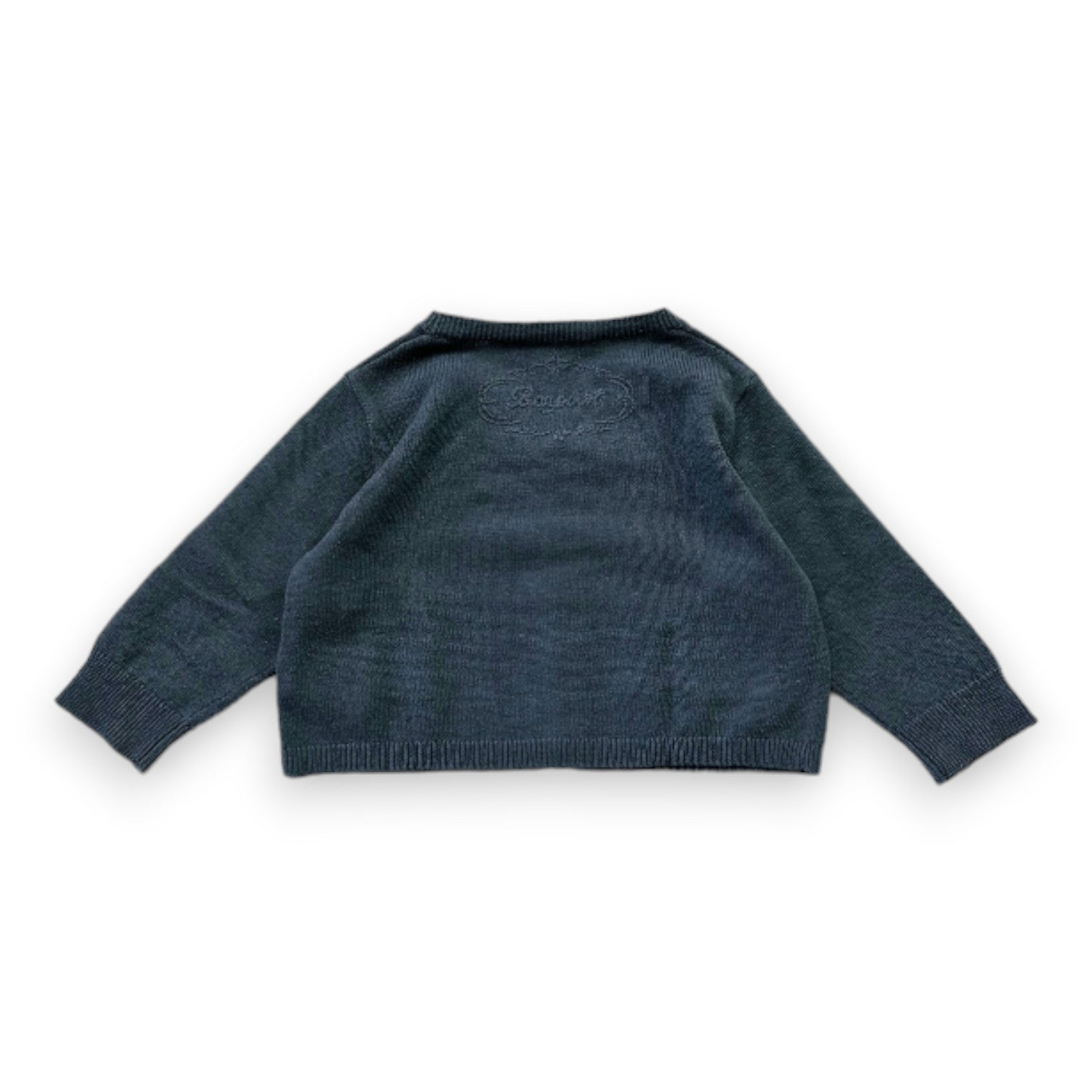 BONPOINT - Cardigan en lin vert - 18 mois