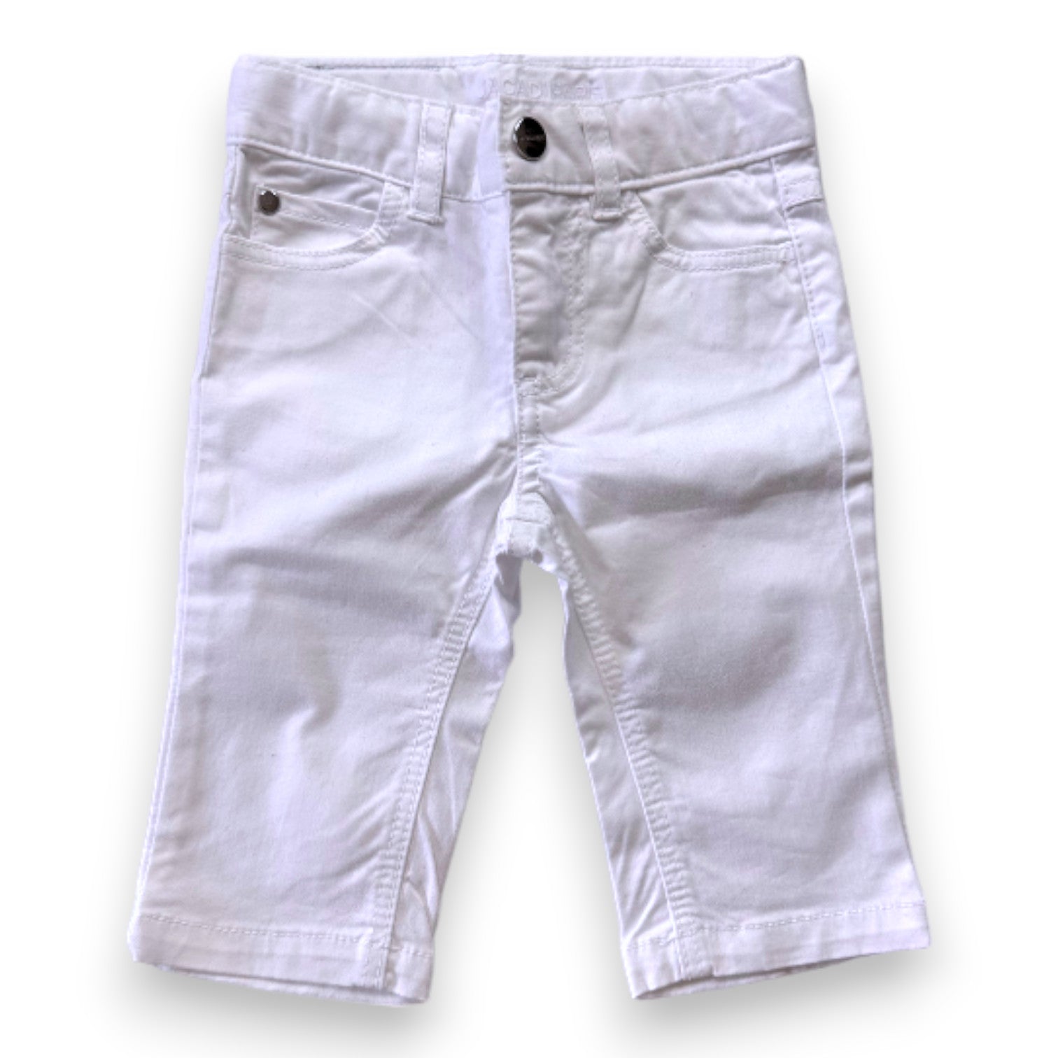 JACADI - Pantalon en jean blanc - 6 mois