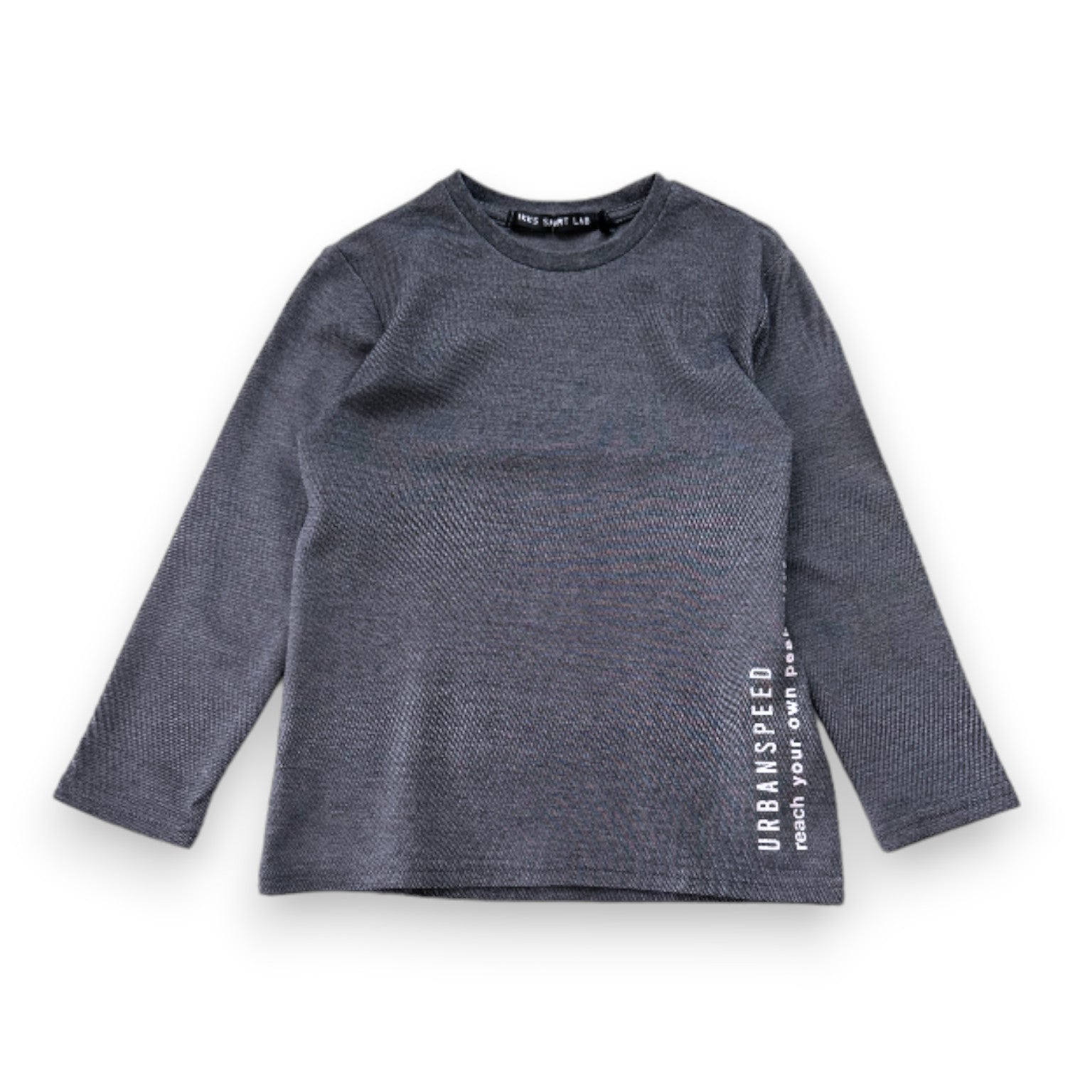 IKKS - T-shirt gris à manches longues avec imprimés - 4 ans