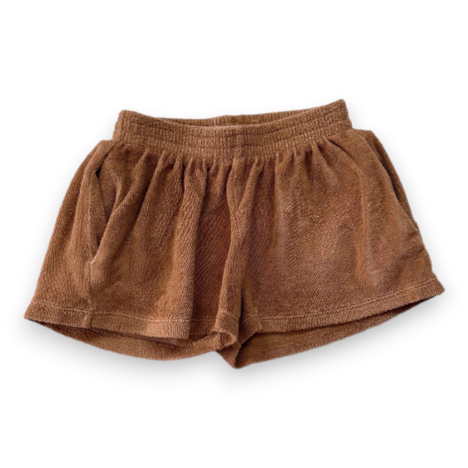 WE ARE KIDS - Short en éponge marron - 4 ans