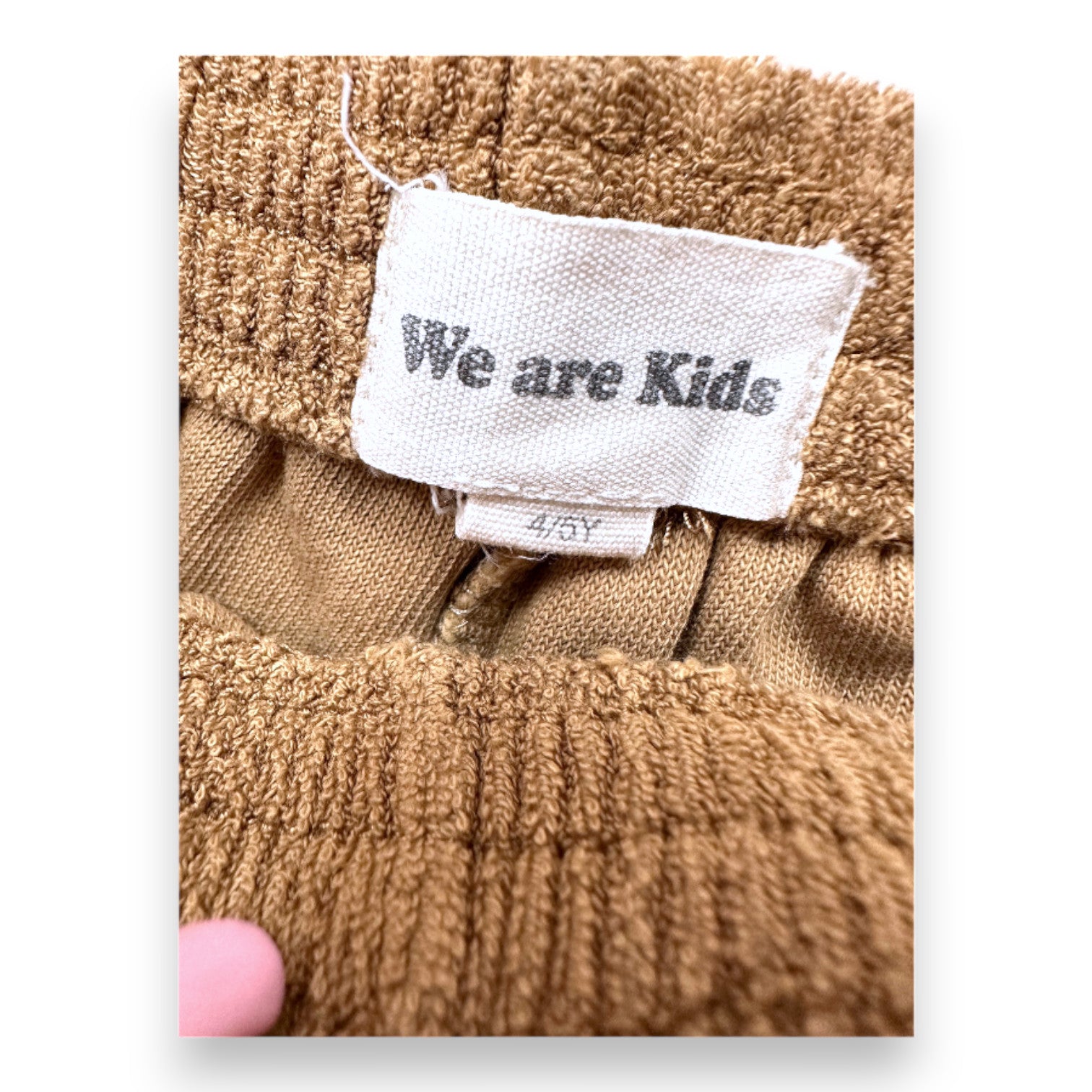 WE ARE KIDS - Short en éponge marron - 4 ans