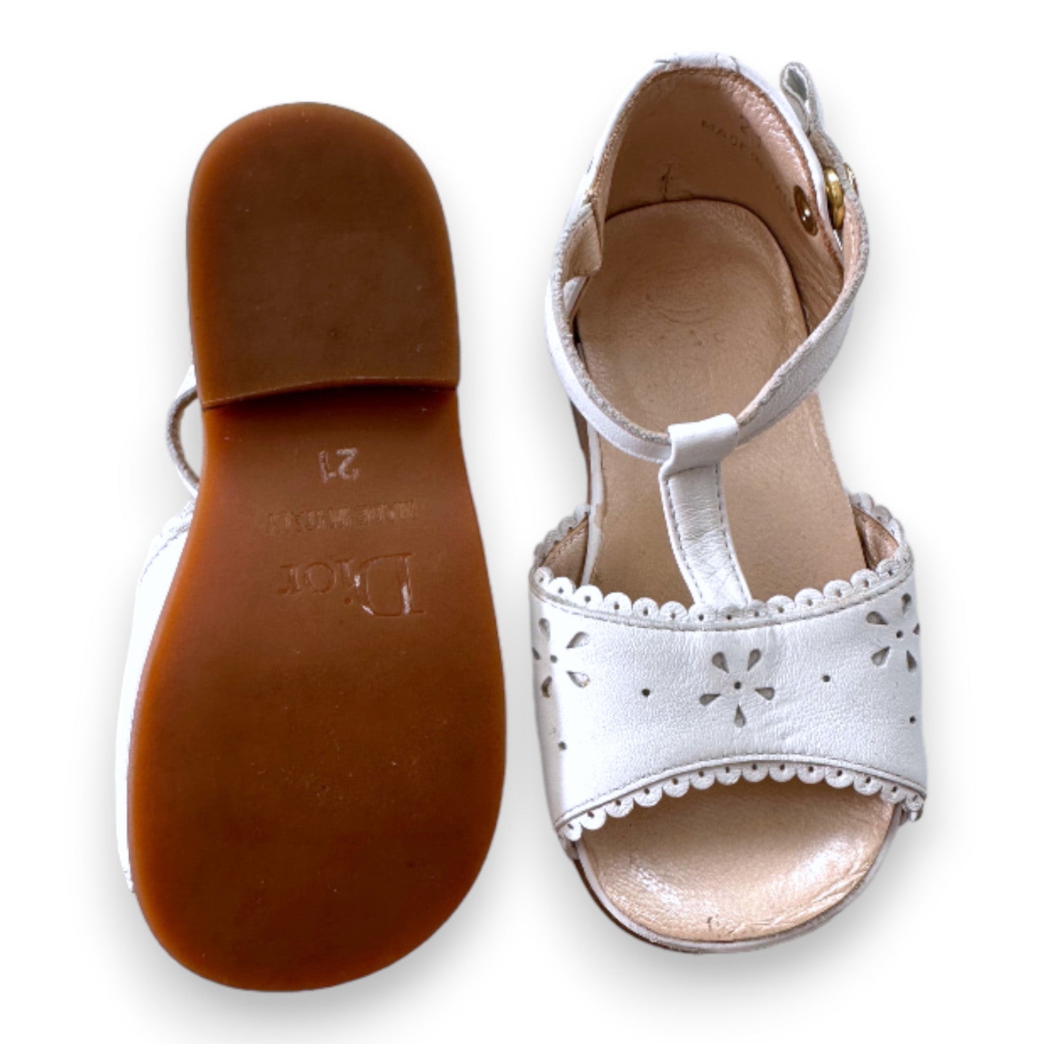 DIOR - Sandales blanches - 21