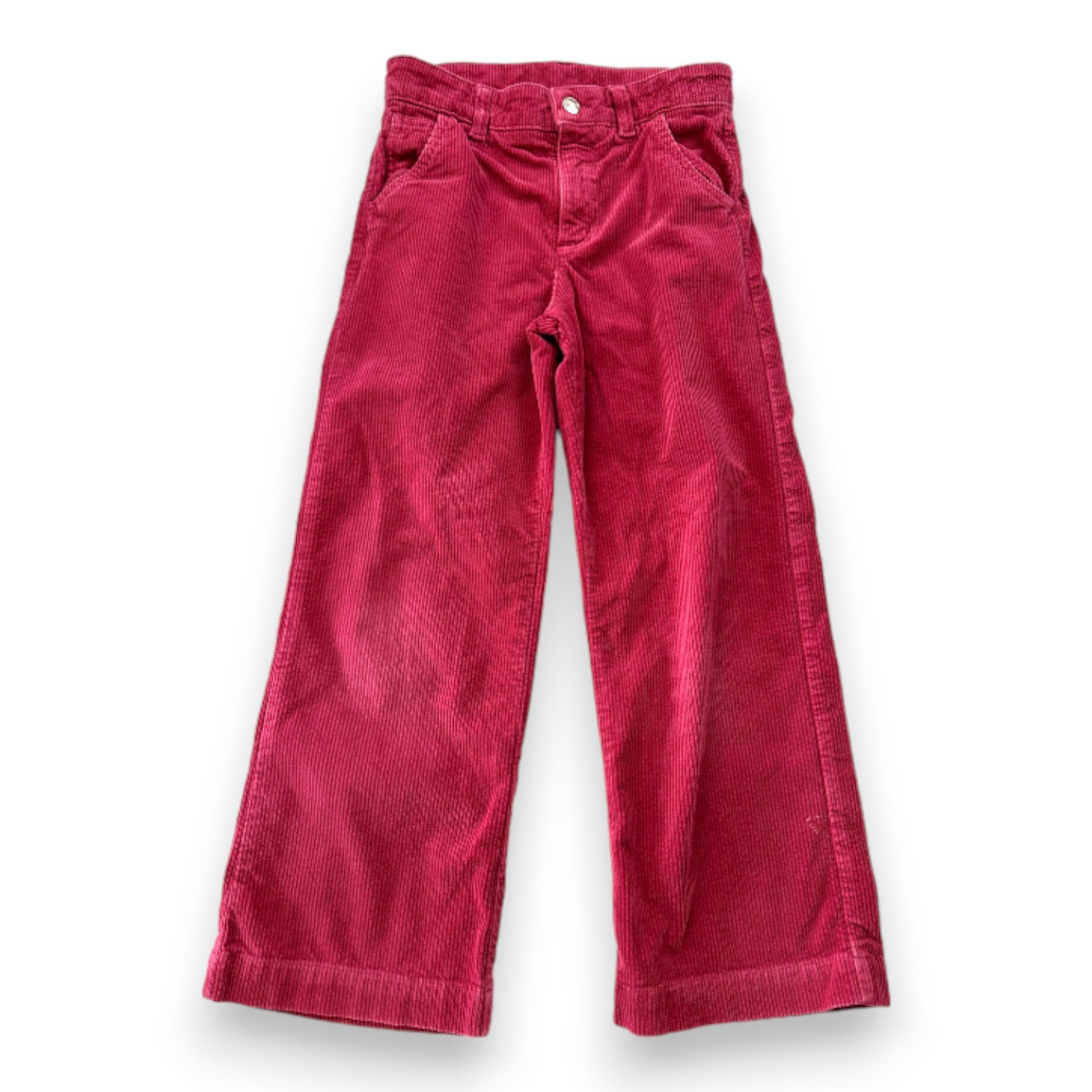 CHLOÉ - Pantalon en velours rouge neuf - 8 ans