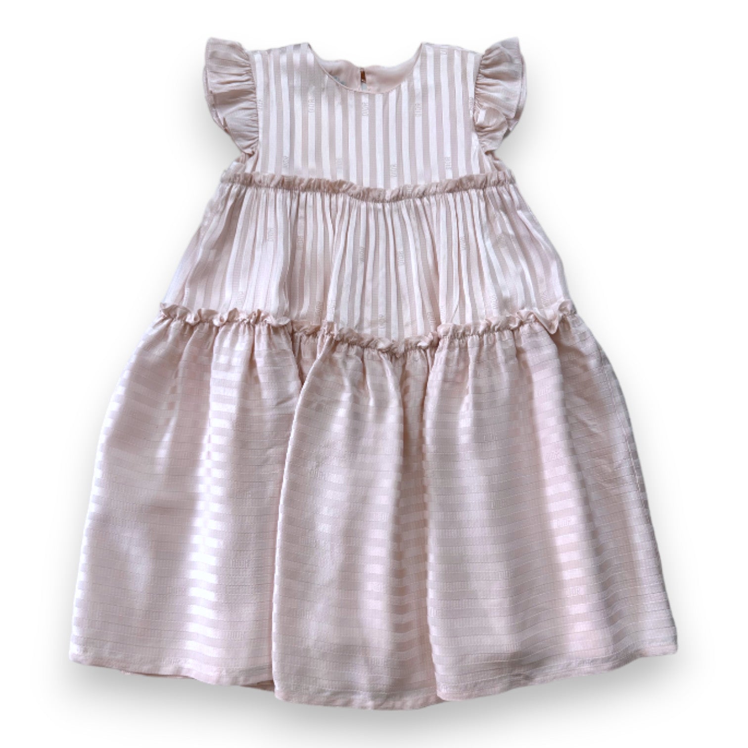 DIOR - Robe en soie rose - 8 ans