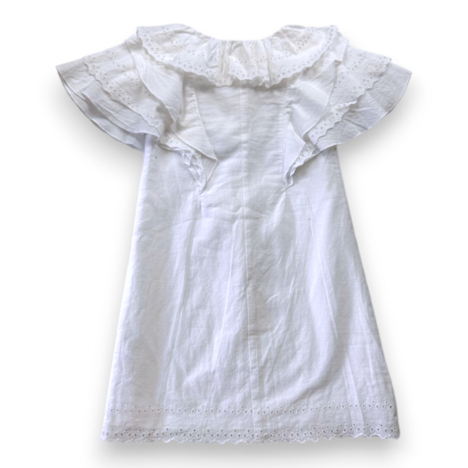 GIVENCHY - Robe blanche avec broderies - 8 ans