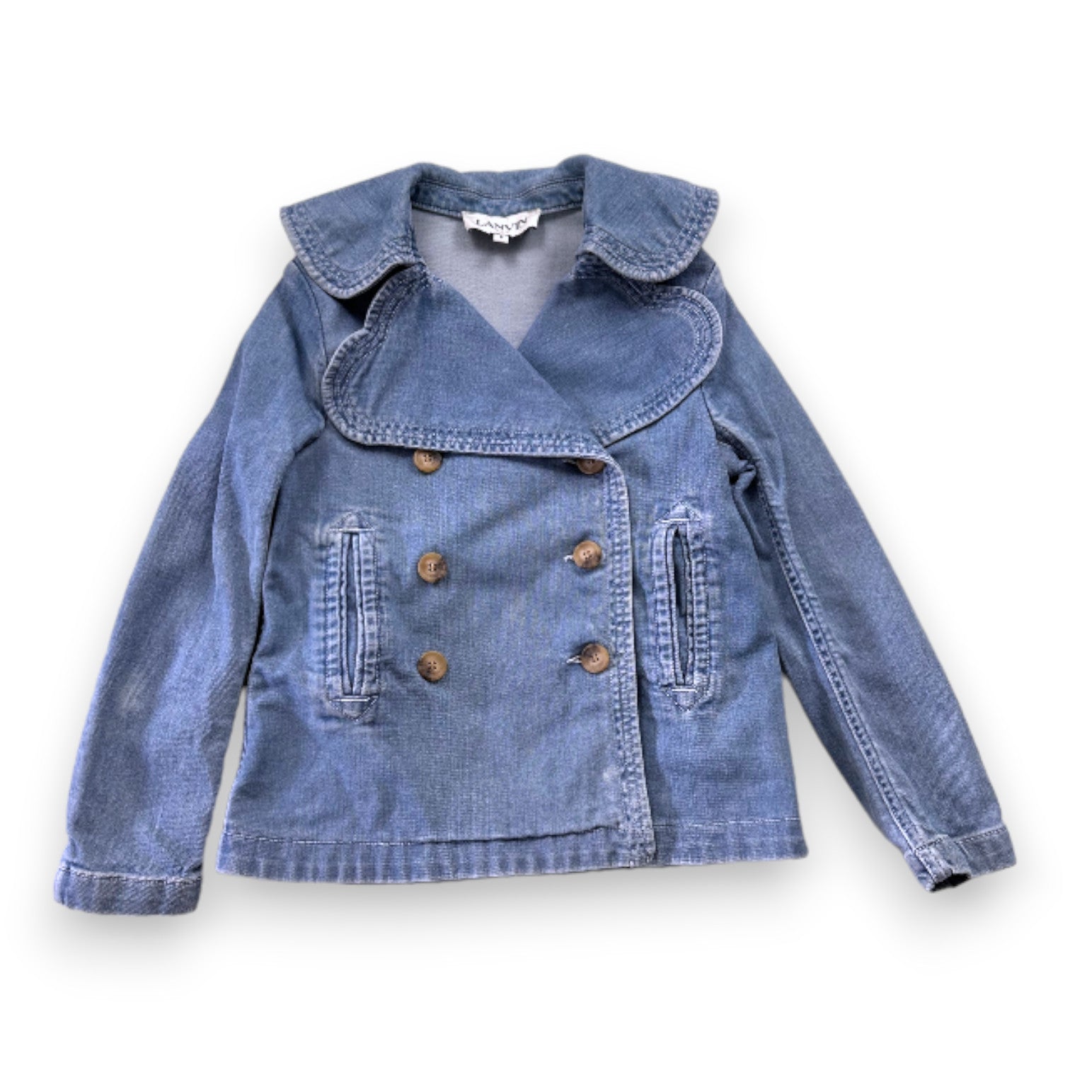 LANVIN - Veste en jean bleue - 8 ans