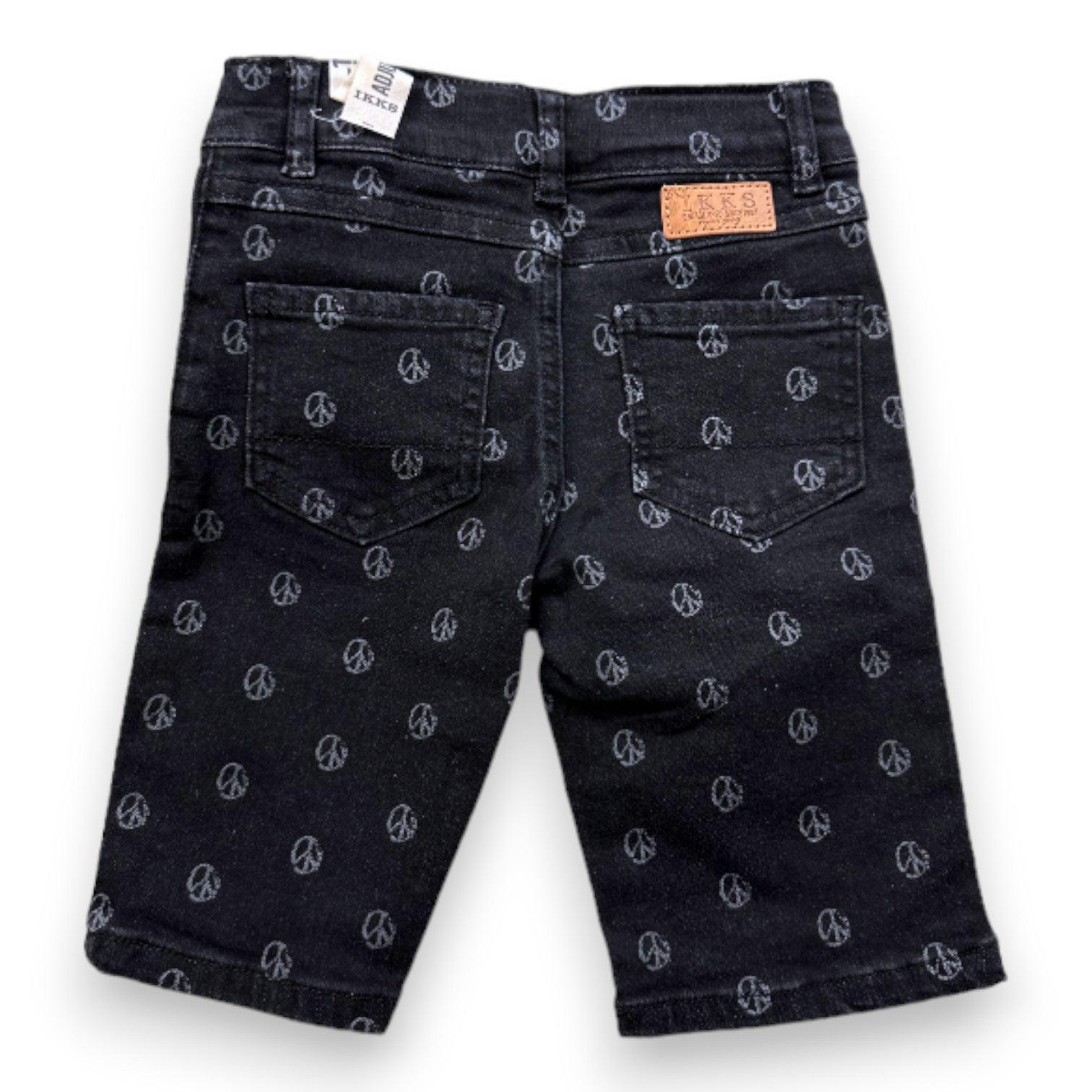 IKKS - Short en jean noir avec imprimés neuf - 5 ans