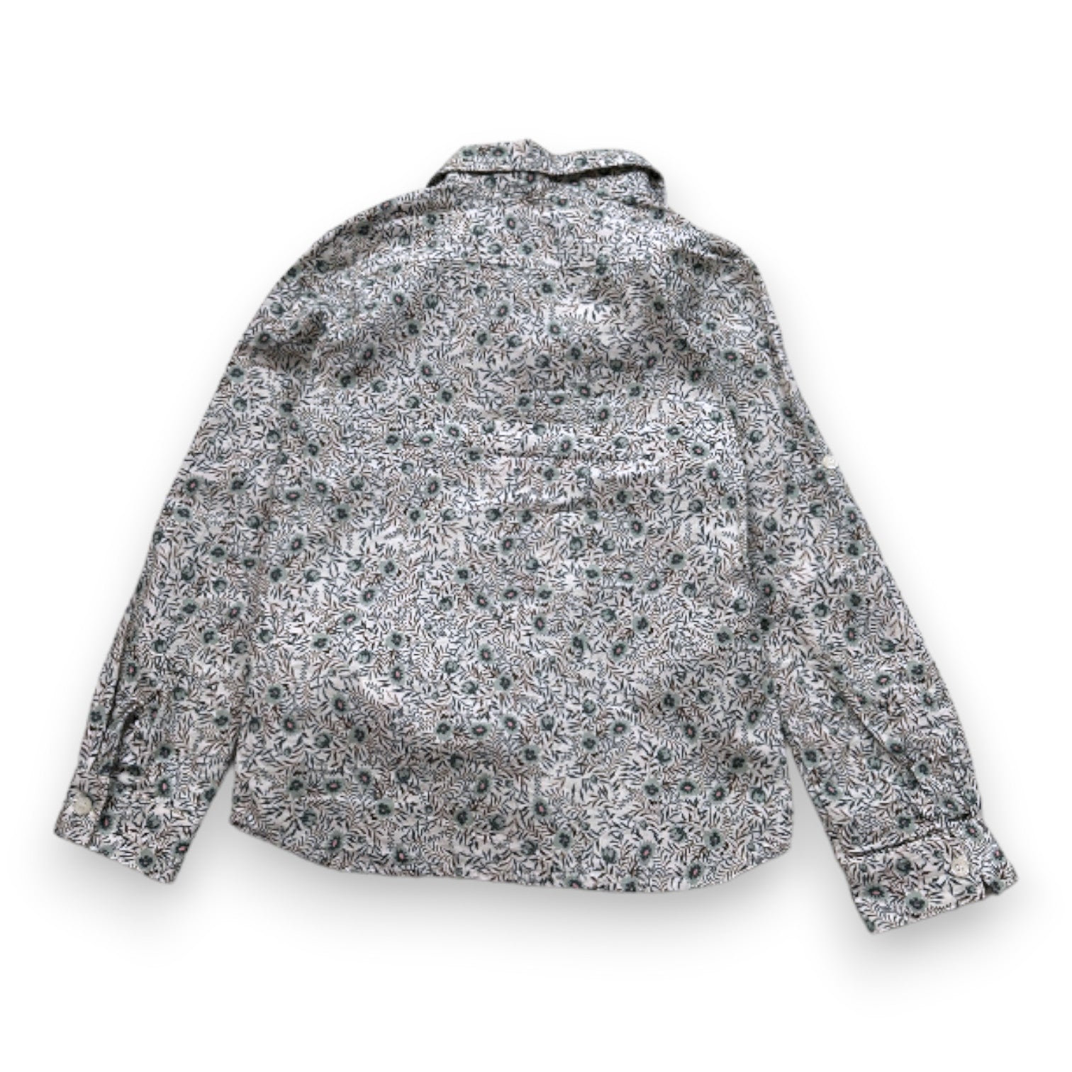 IKKS - Chemise blanche à fleurs - 6 ans