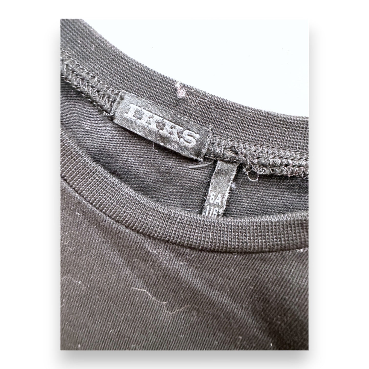 IKKS - T-shirt noir à manches longues avec imprimé - 6 ans