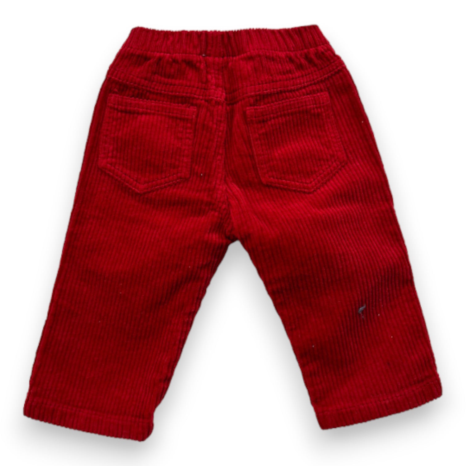 IL GUFO - Pantalon rouge en velours - 6 mois