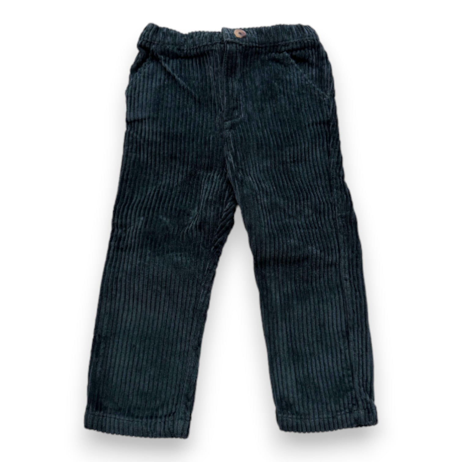 NATALYS - Pantalon vert en velours - 2 ans