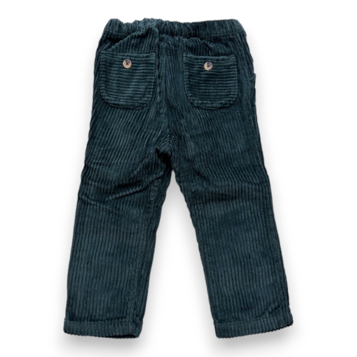 NATALYS - Pantalon vert en velours - 2 ans