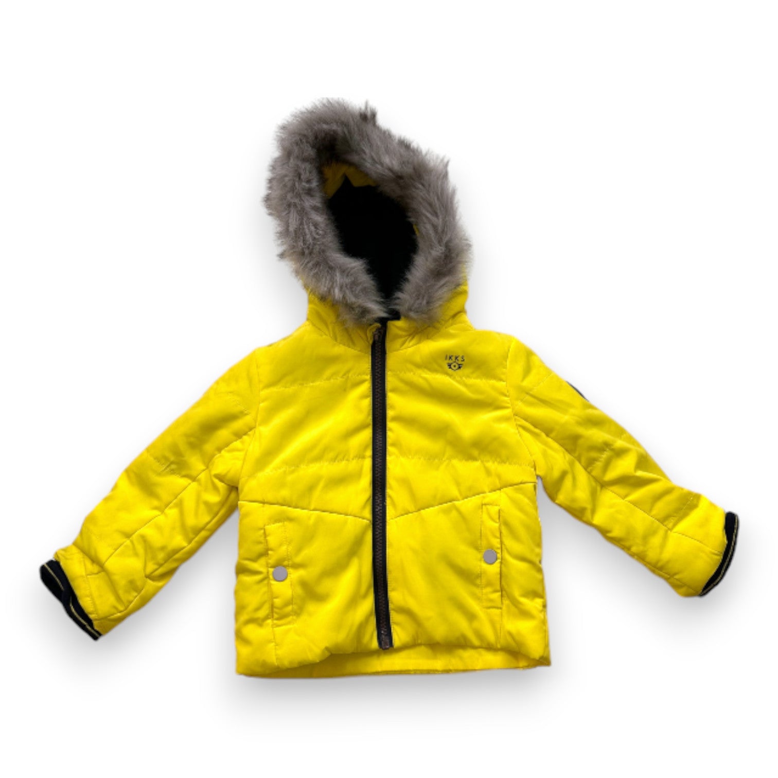 IKKS - Doudoune jaune fluo - 2 ans