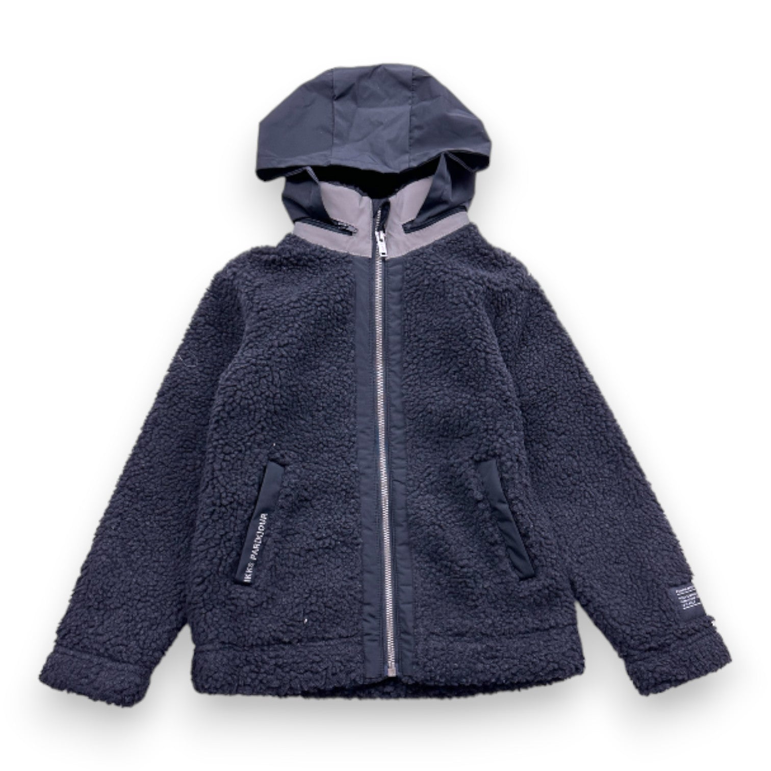 IKKS - Manteau en fourrure noire - 8 ans