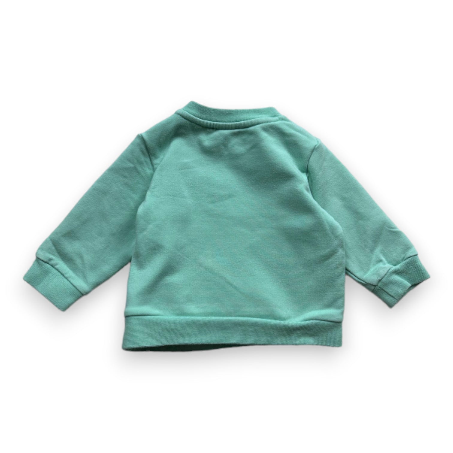 JACADI - sweat vert avec imprimés - 6 mois