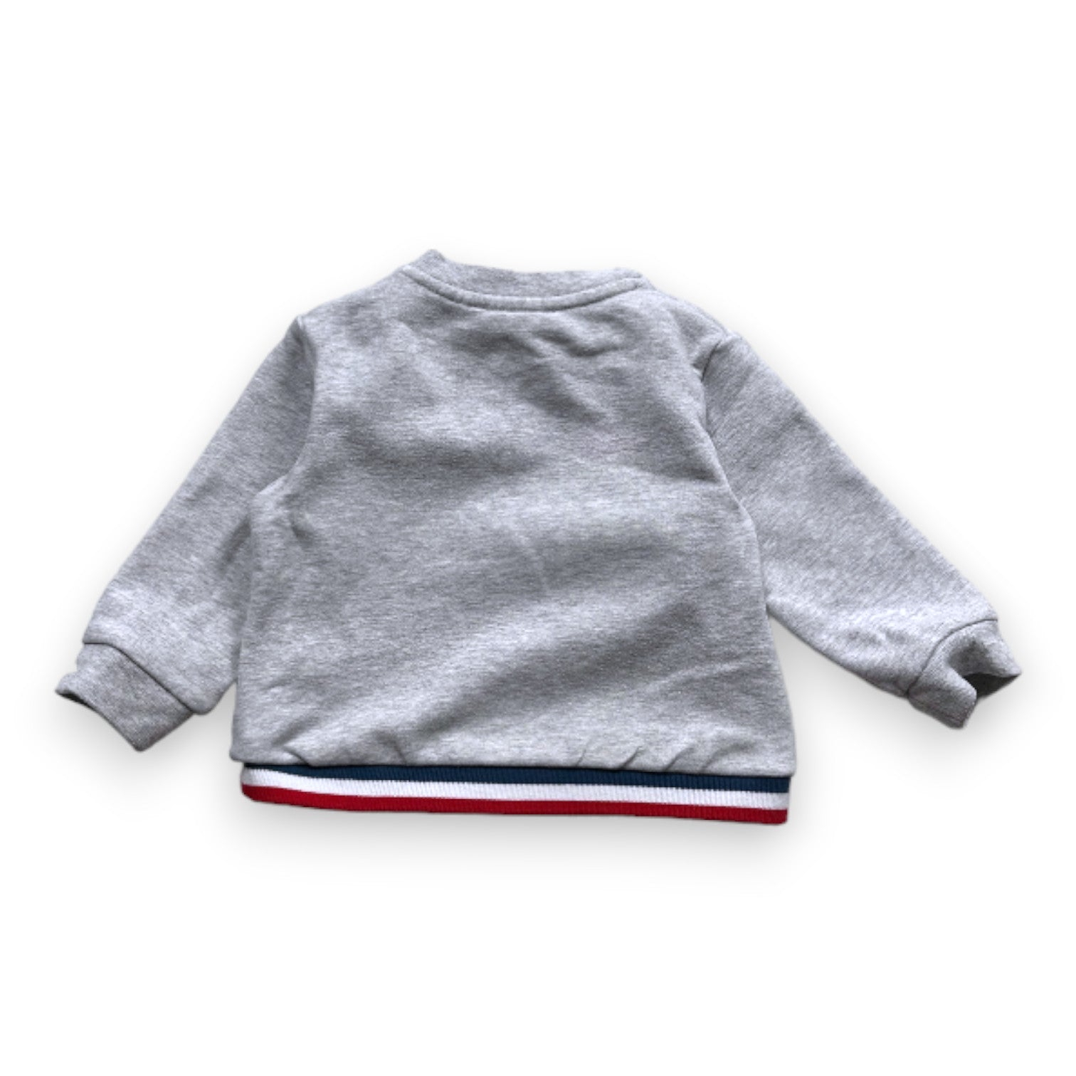 JACADI - sweat gris avec imprimé - 6 mois