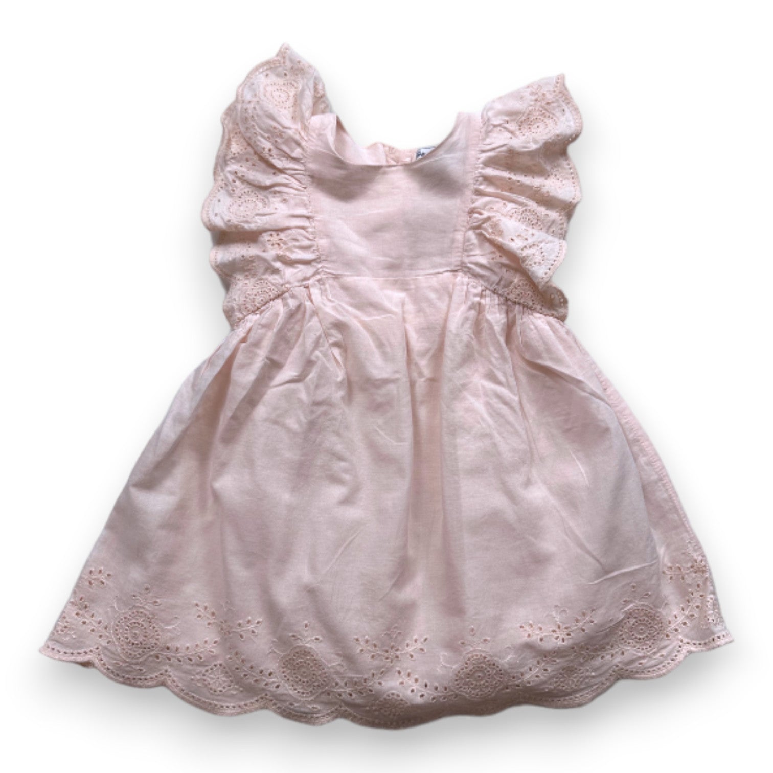 TARTINE & CHOCOLAT - Robe rose avec broderies - 2 ans