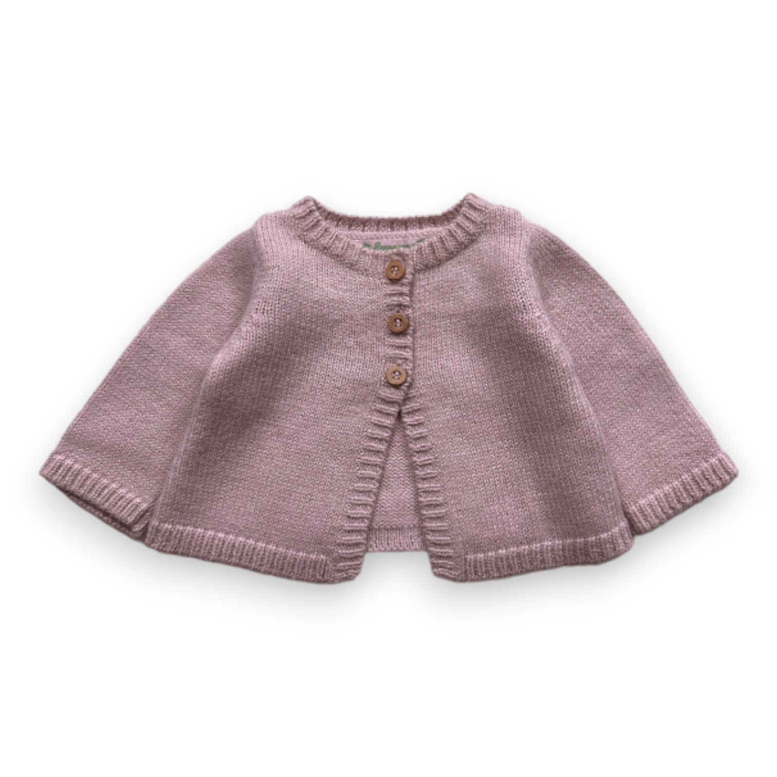 BONPOINT - Cardigan rose en alpaga - 3 mois