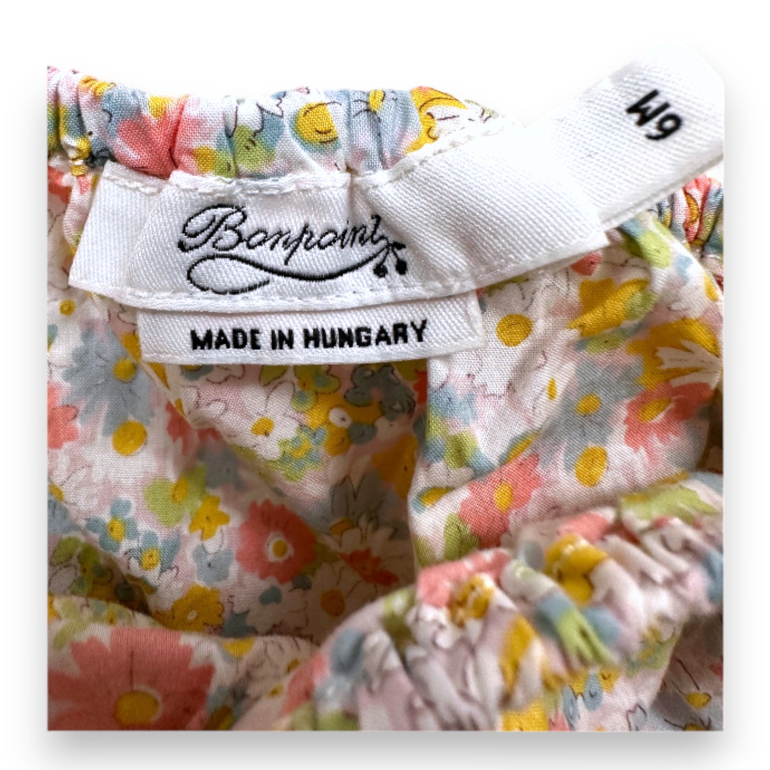 BONPOINT - Ensemble robe et bloomer à fleurs multicolores - 6 mois