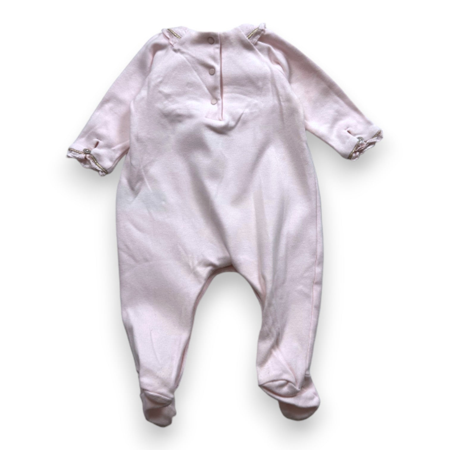 TARTINE & CHOCOLAT - Pyjama rose avec broderies - 3 mois