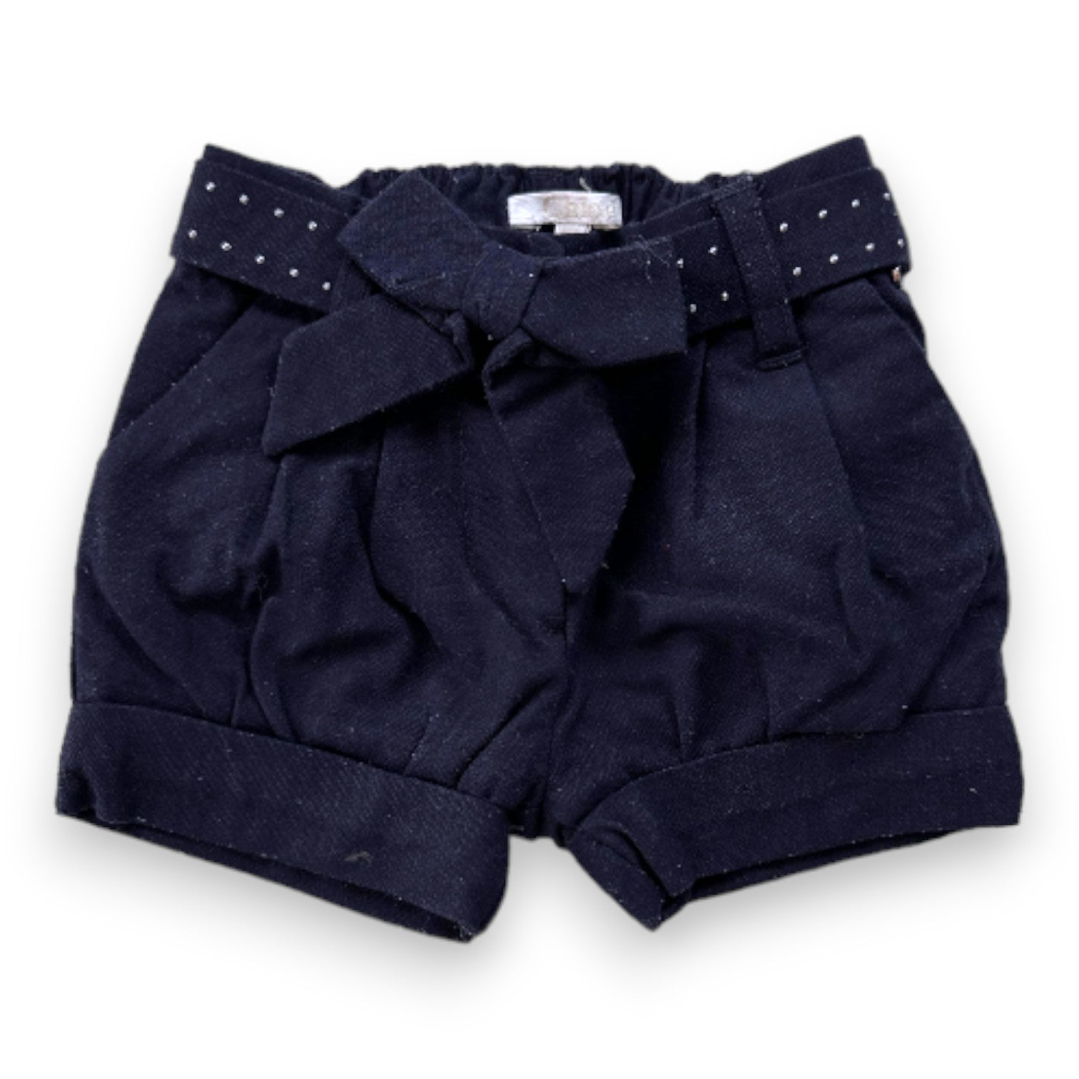 CHLOE - Short bleu marine - 3 mois