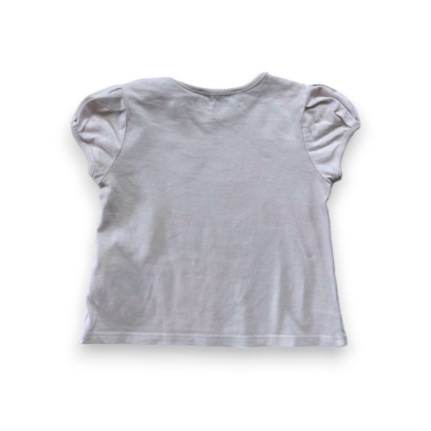 BABY DIOR - T-shirt à maches courtes blanc avec imprimé - 6 mois