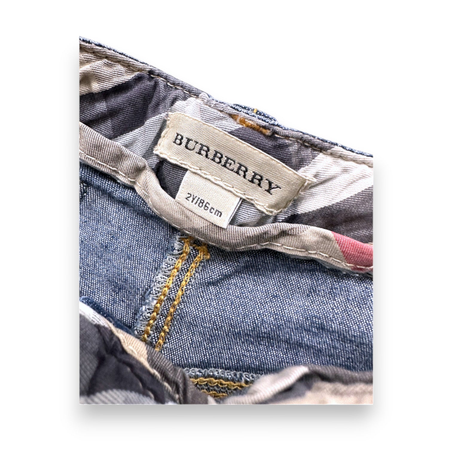 BURBERRY - Jean bleu - 2 ans