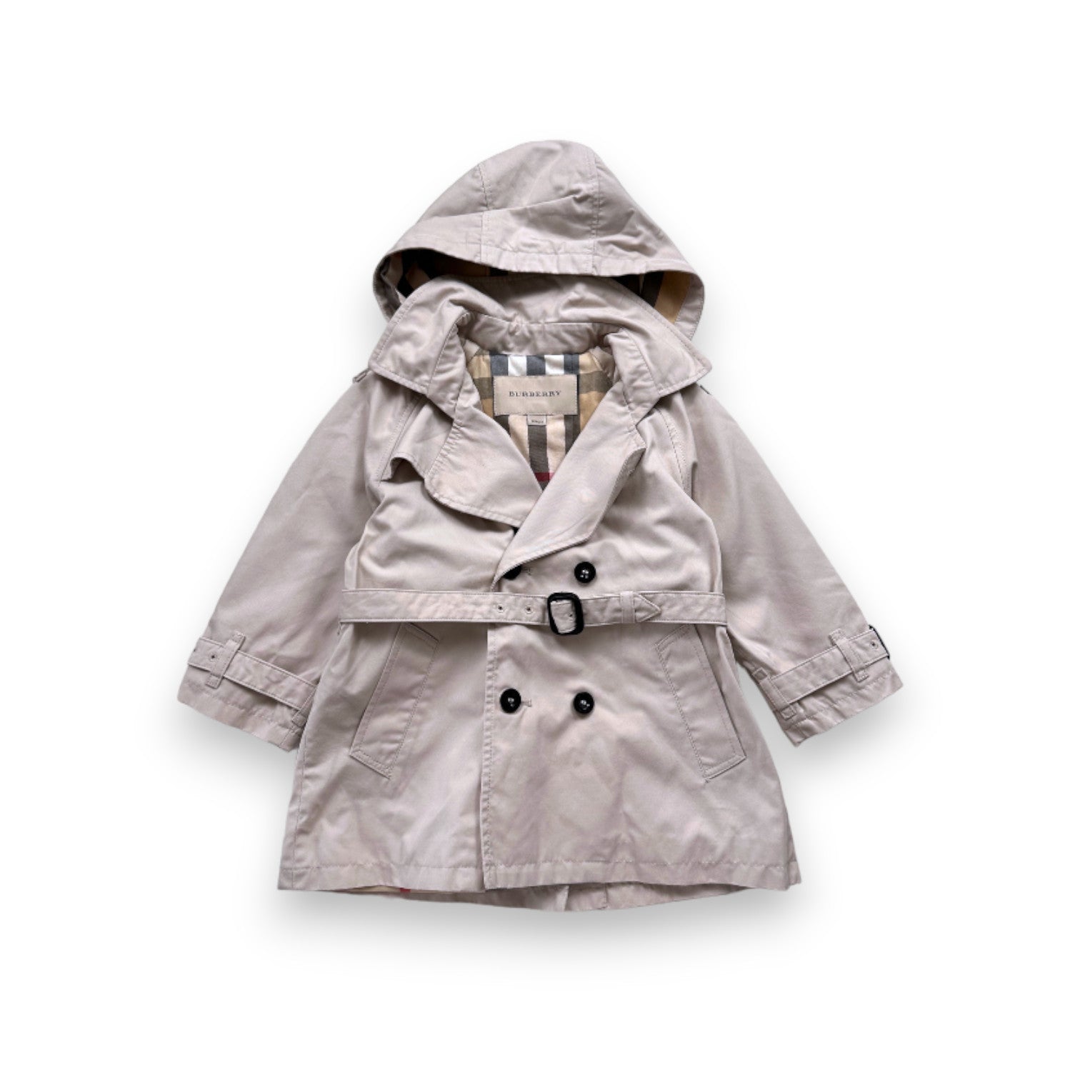 BURBERRY - Veste trench beige - 2 ans