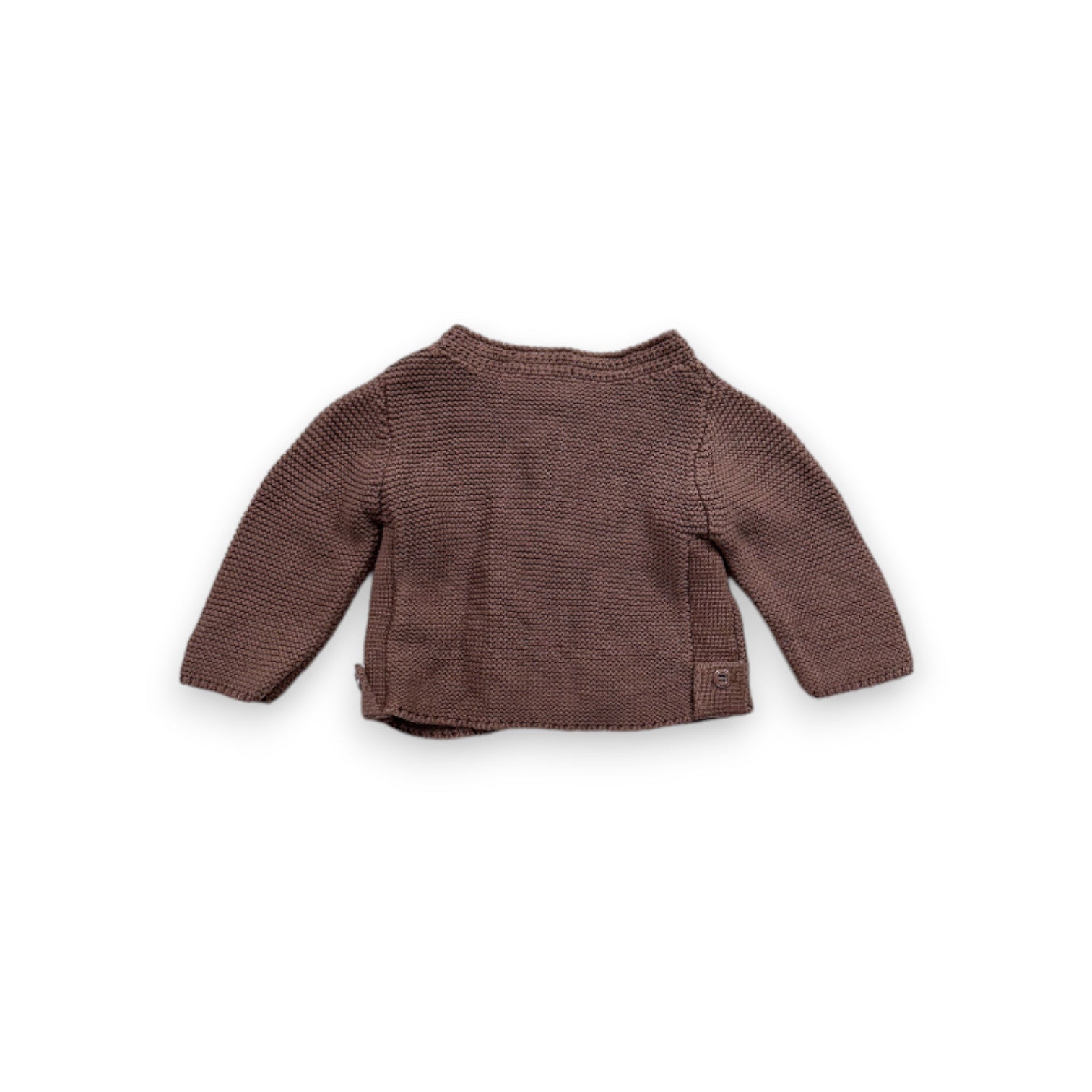 CHLOE - Cardigan marron - 3 mois