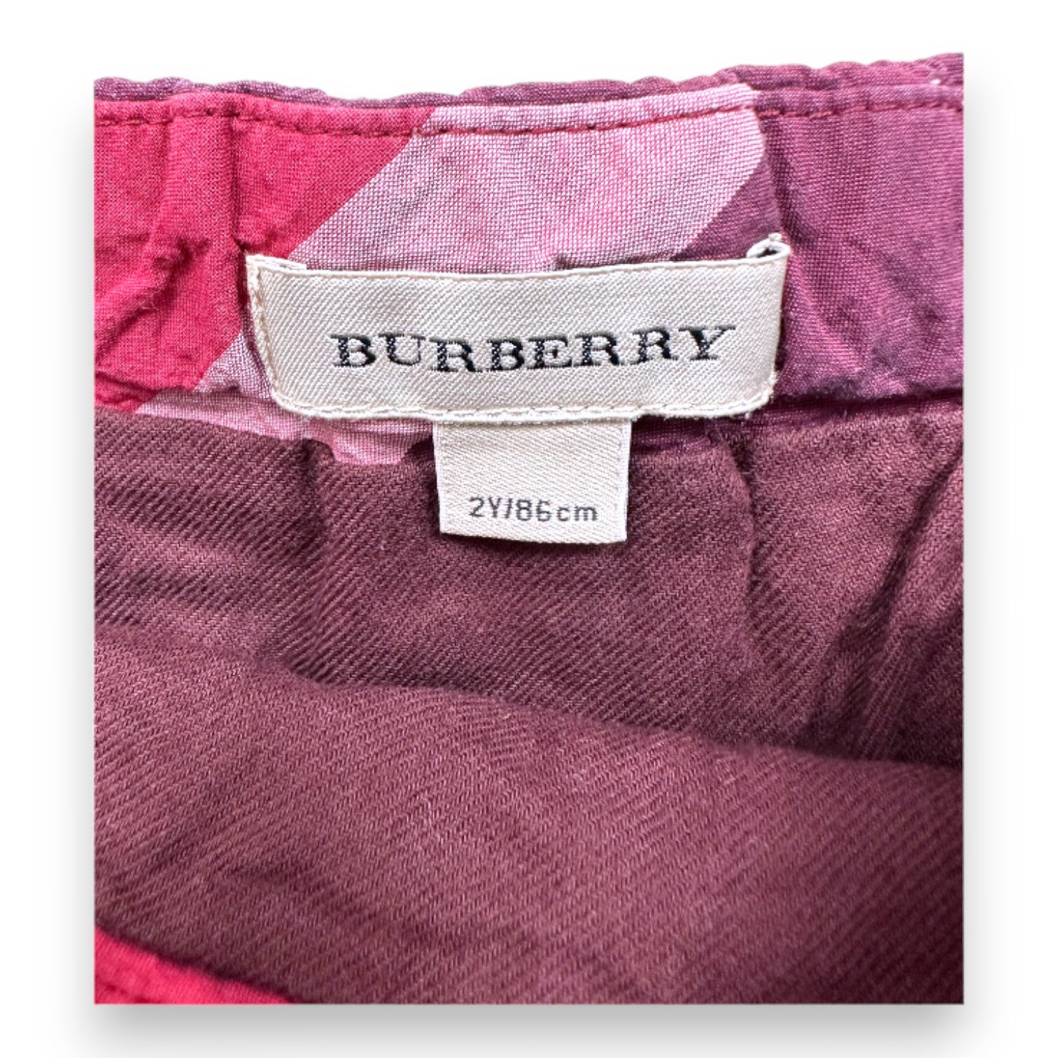 BURBERRY - Jupe rose - 2 ans