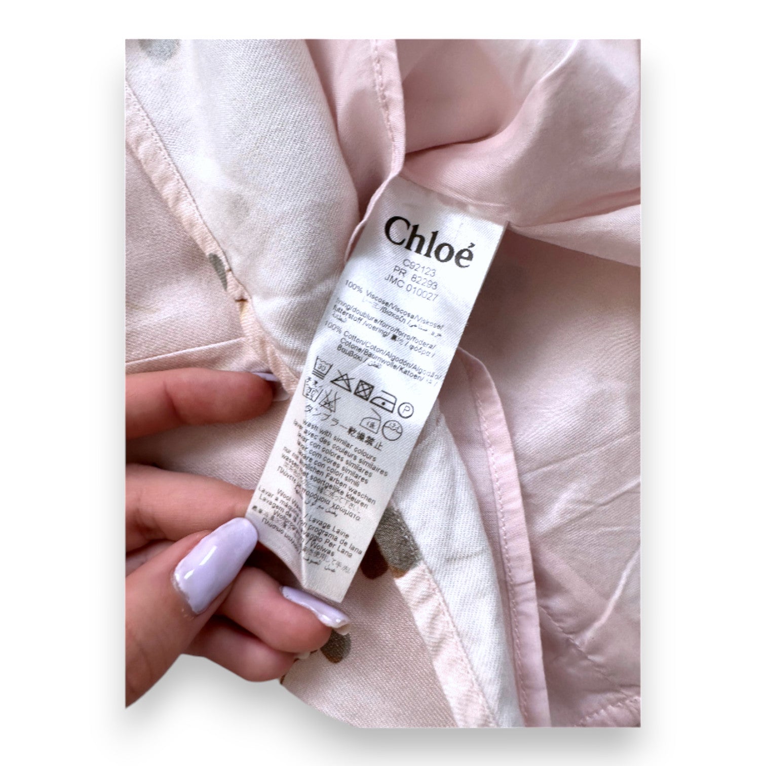 CHLOE - Robe rose avec imprimés - 3 mois