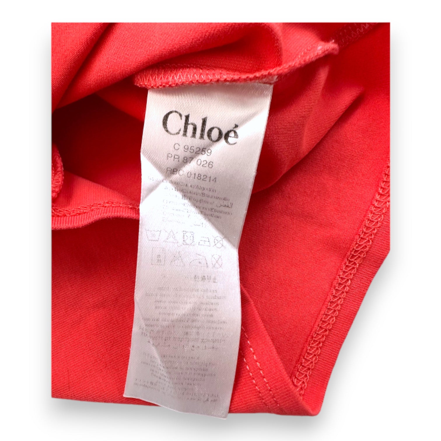 CHLOE - T-shirt rose imprimé "Chloé" - 6 mois