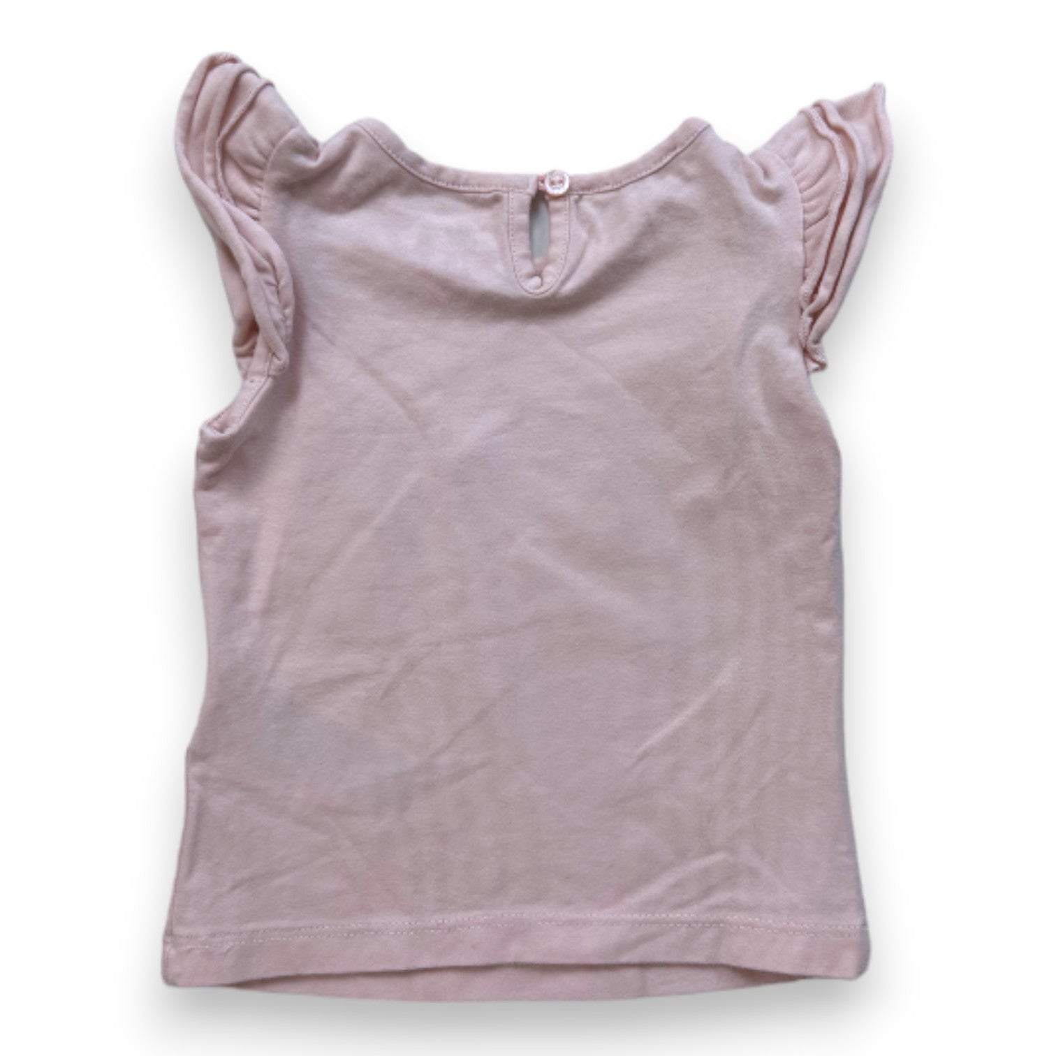 GUCCI - T-shirt rose à manches courtes avec imprimé - 6 mois