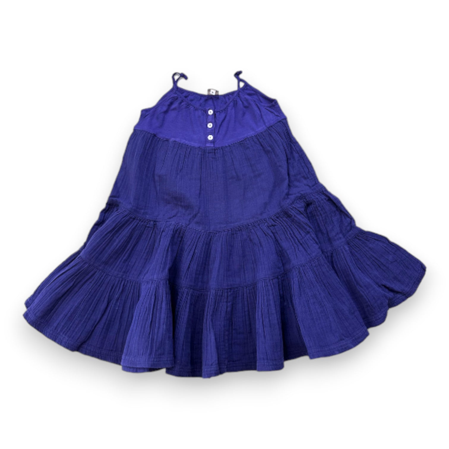 BONTON - Robe violette à bretelles - 6 ans