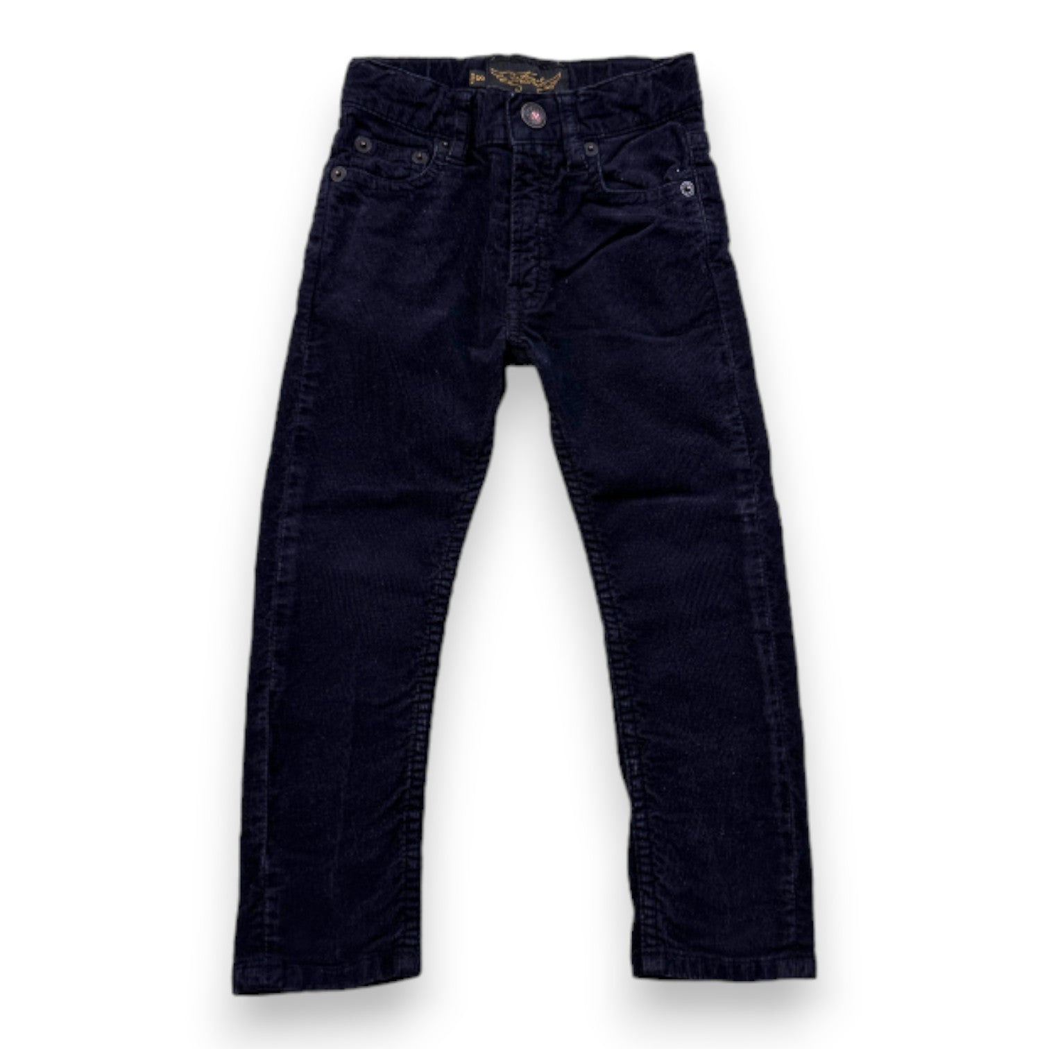 FINGER IN THE NOSE - Pantalon noir en velours - 2 ans