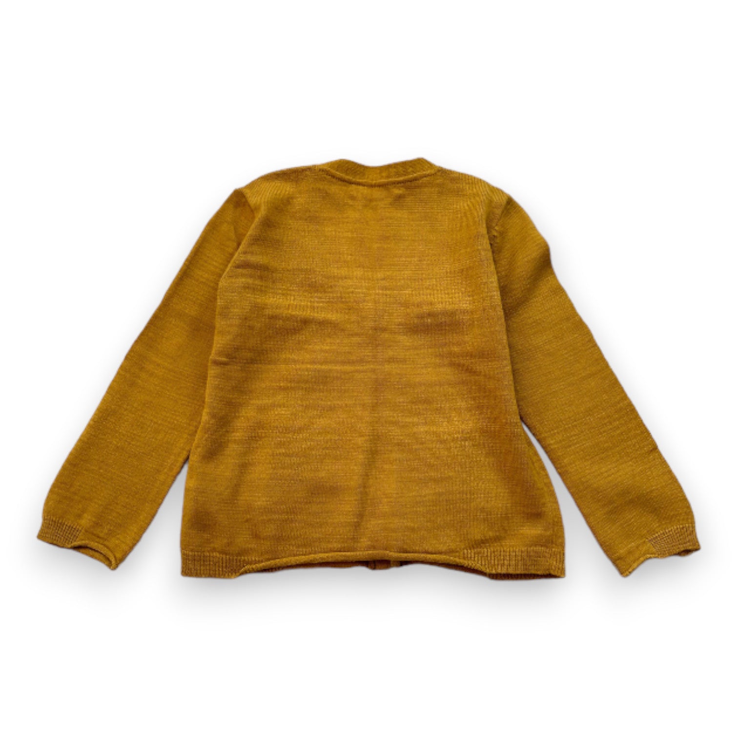 BONPOINT - Cardigan jaune en laine - 4 ans