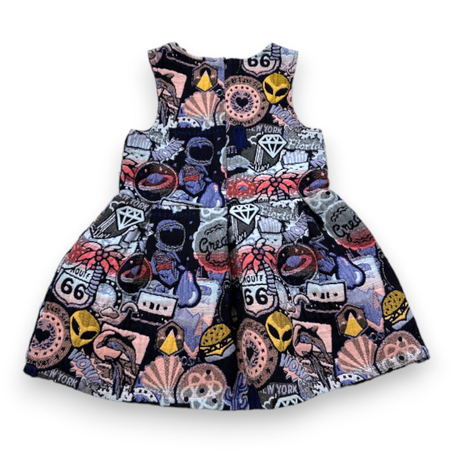 IKKS - Robe multicolore avec broderies - 3 ans