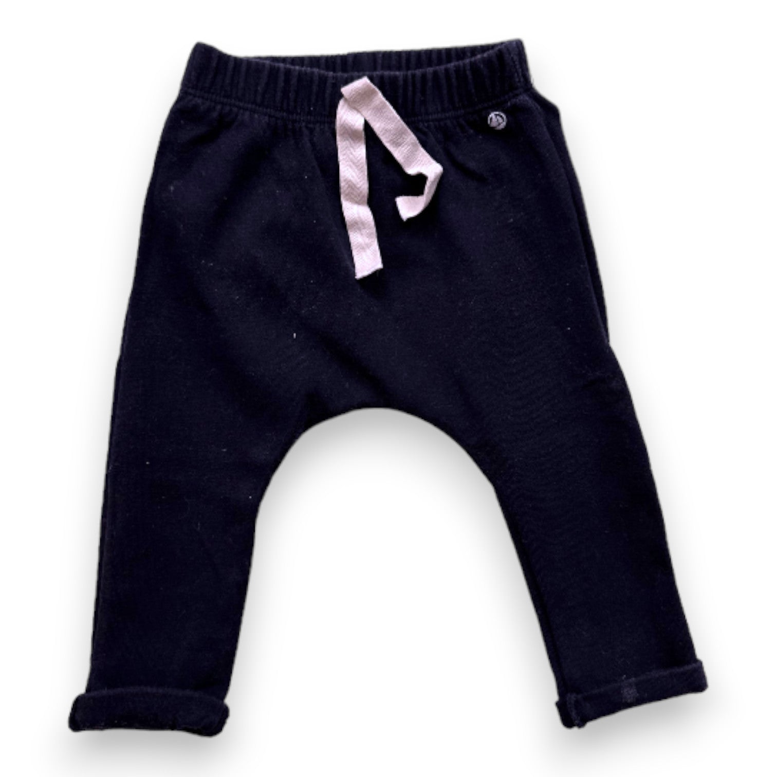 PETIT BATEAU - Pantalon bleu marine - 6 mois