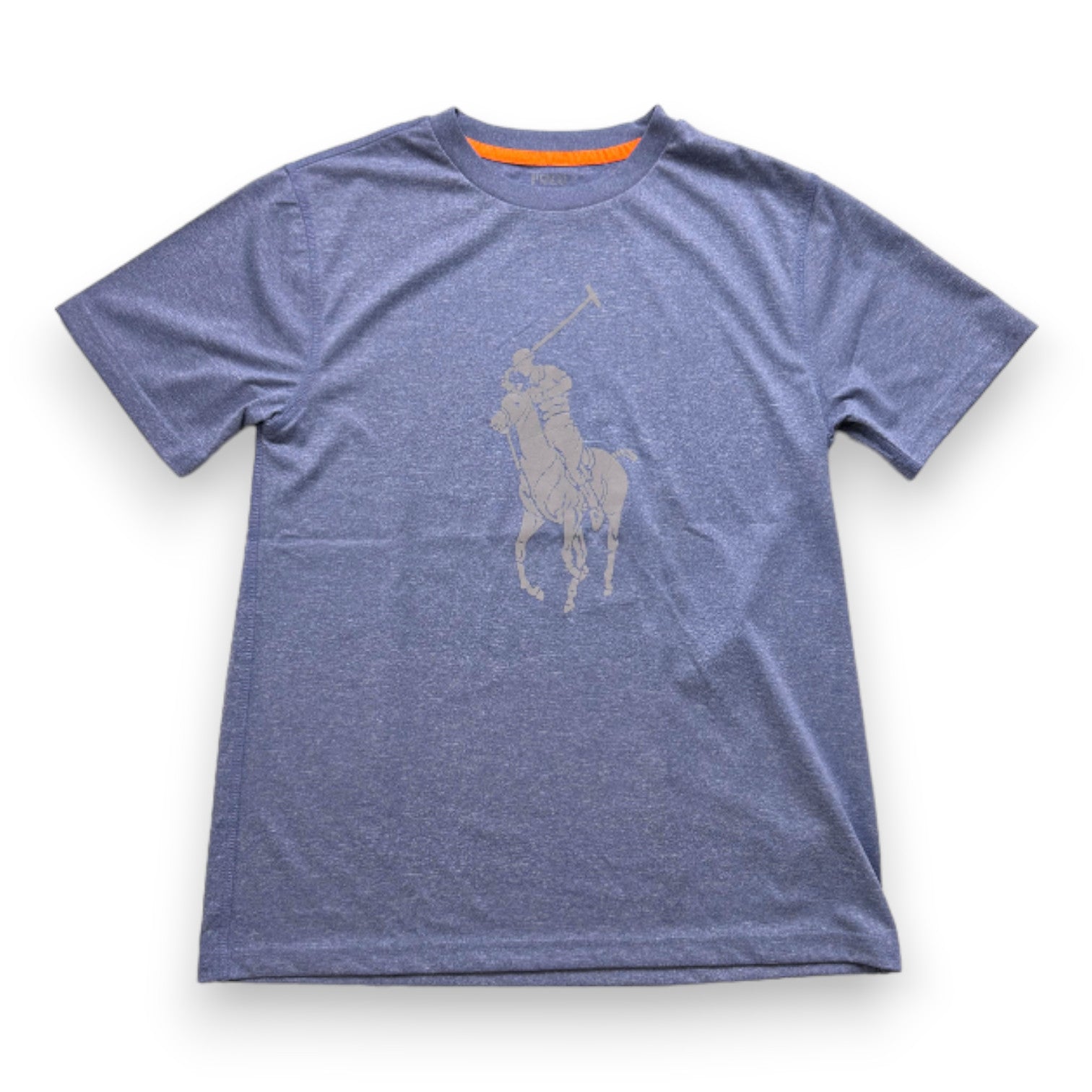 RALPH LAUREN - T-shirt à amnches courtes bleu - 10 ans