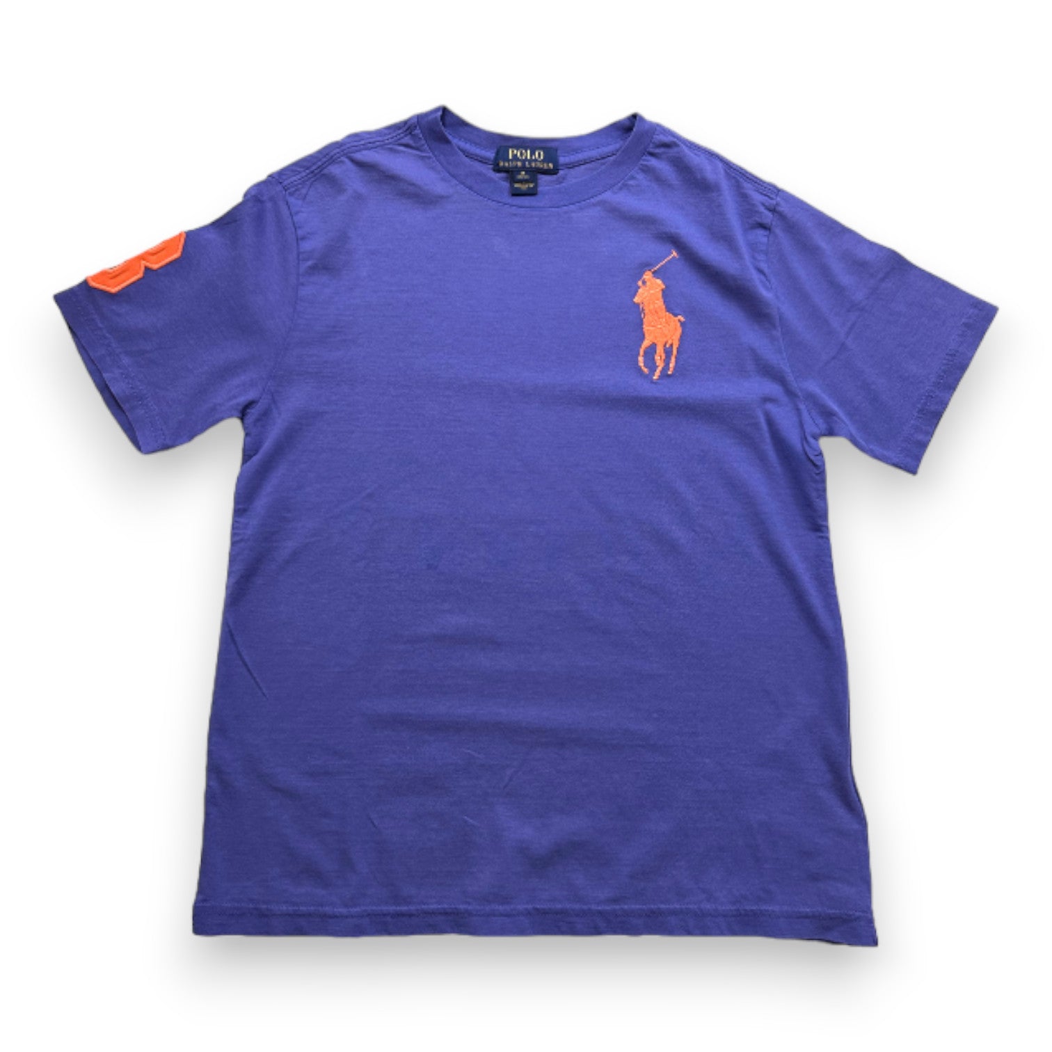 RALPH LAUREN - T-shirt à manches courtes bleu - 10 ans