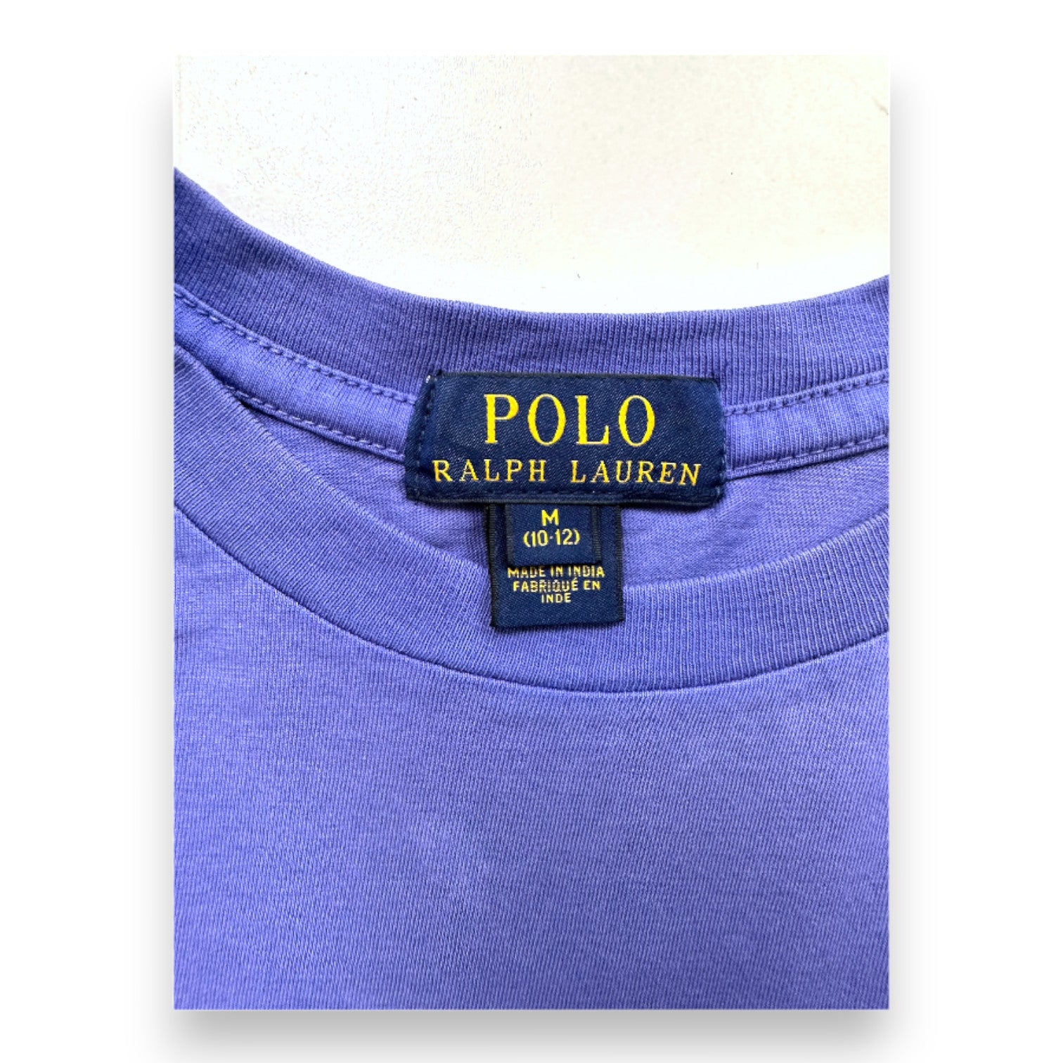 RALPH LAUREN - T-shirt à manches courtes bleu - 10 ans