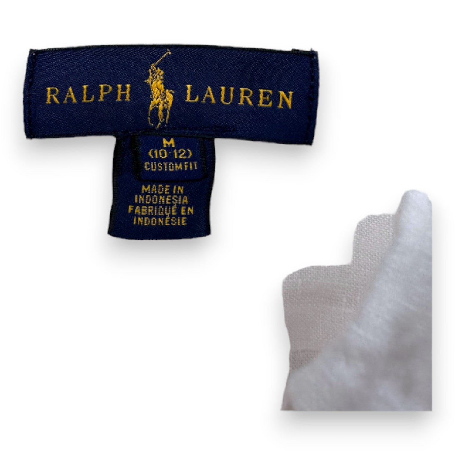 RALPH LAUREN - Chemise blanche en lin - 10 ans