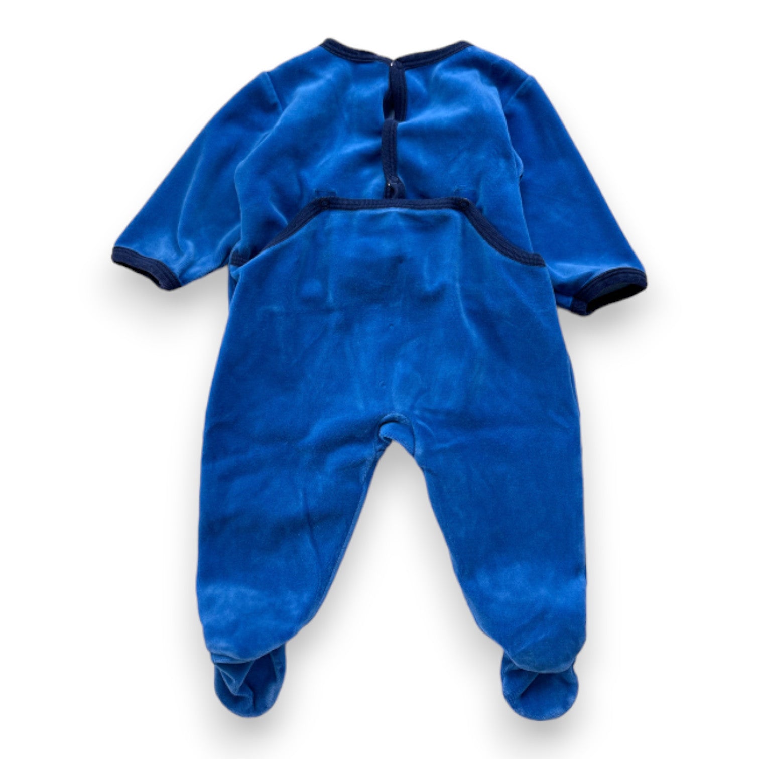 PETIT BATEAU - Pyjama bleu - 6 mois