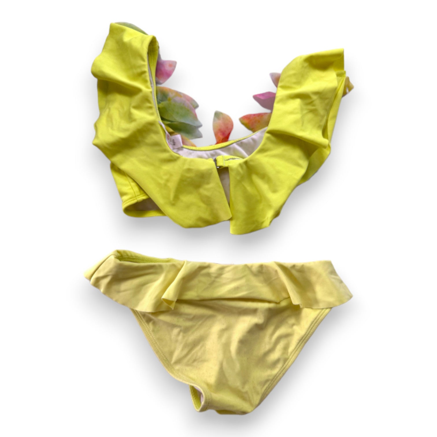 STELLA COVE - Maillot de bain 2 pièces jaune à franges - 8 ans