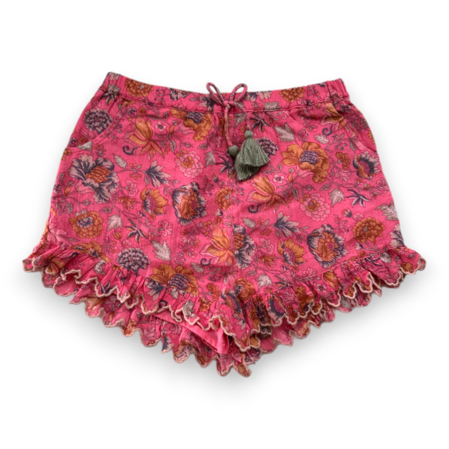 LOUISE MISHA - Short rose à fleurs - 8 ans