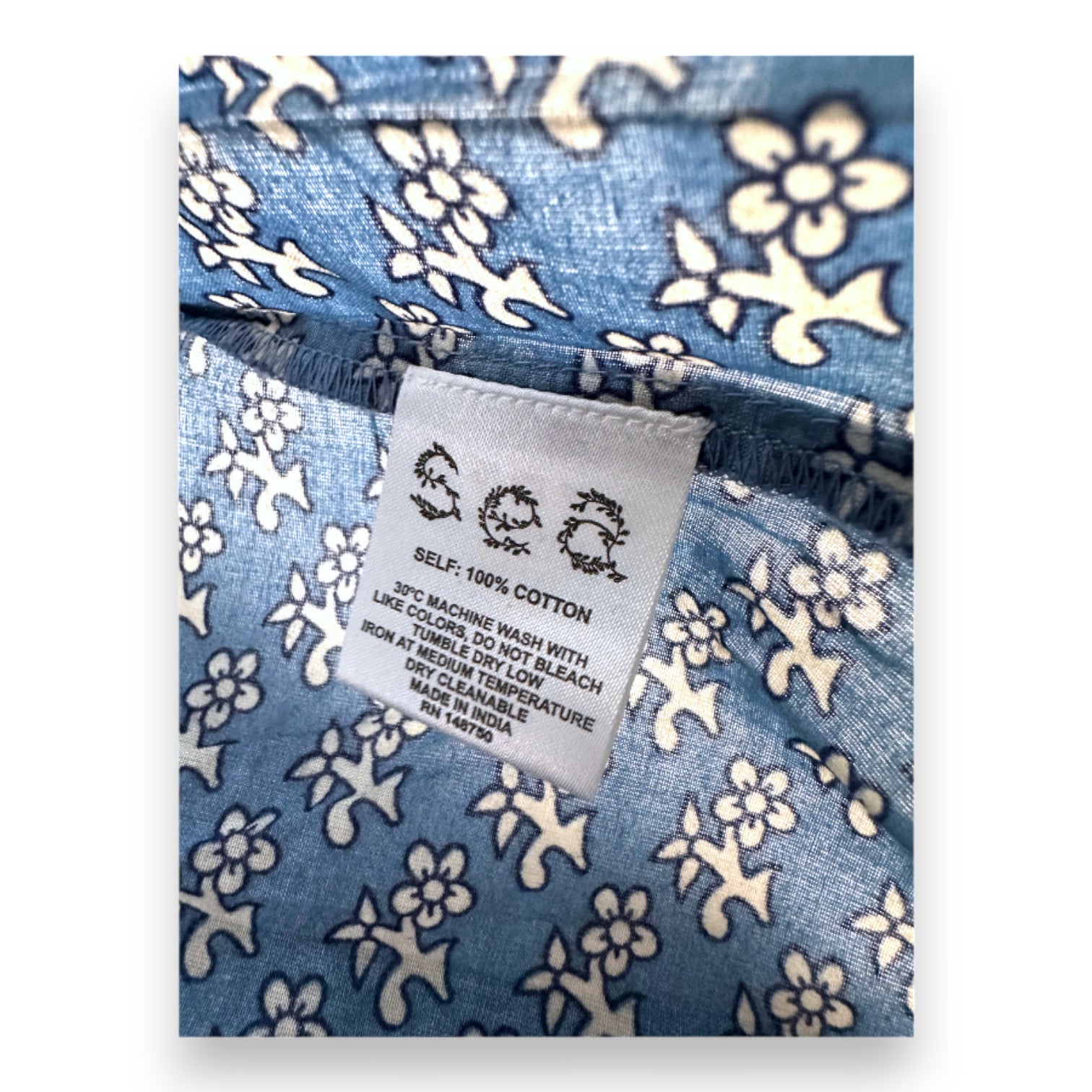 SEA NEW YORK - Robe bleue à motifs blancs - 8 ans