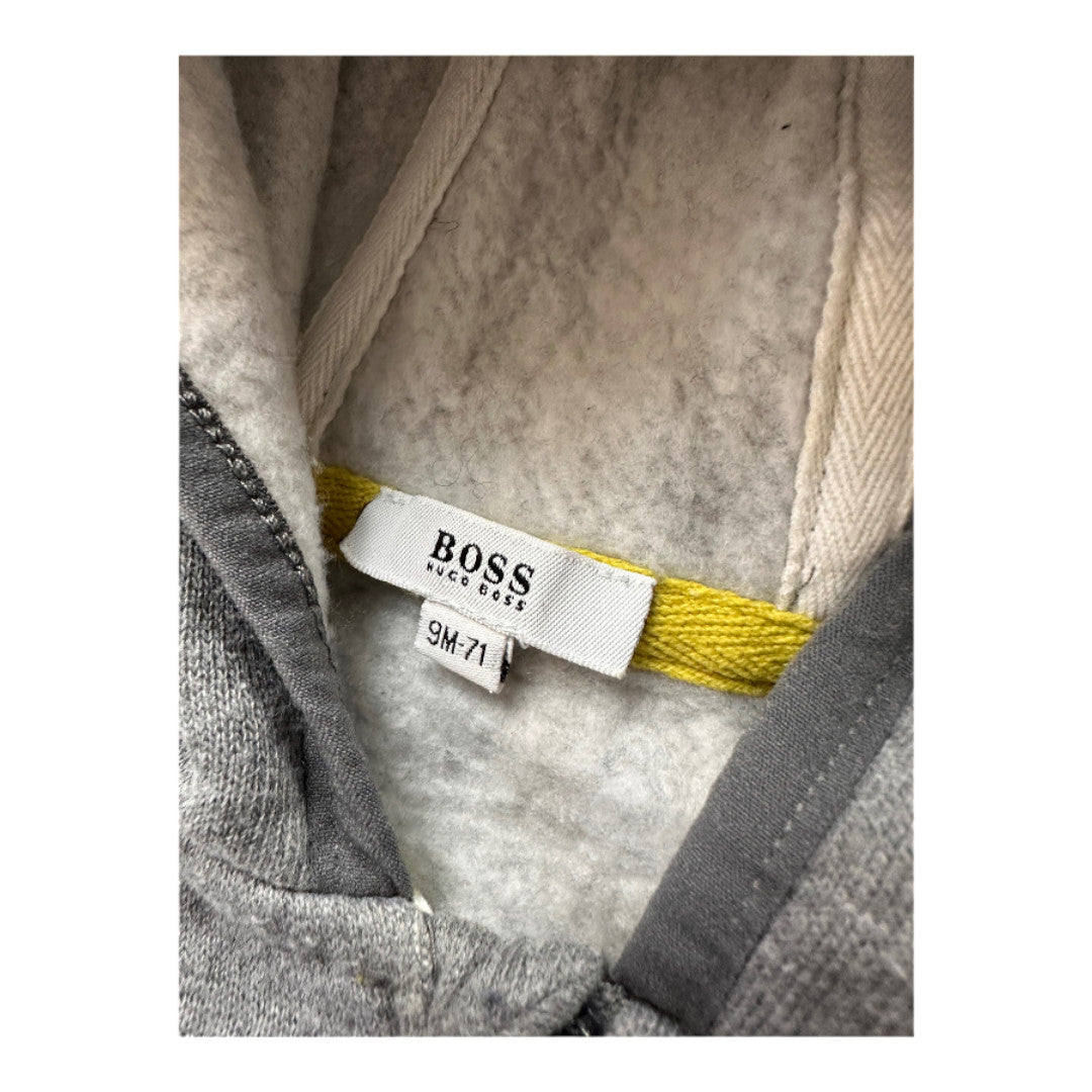 HUGO BOSS - Combinaison polaire grise - 9 mois