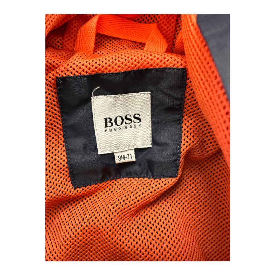 HUGO BOSS - Veste coupe vent noire et blanche - 9 mois