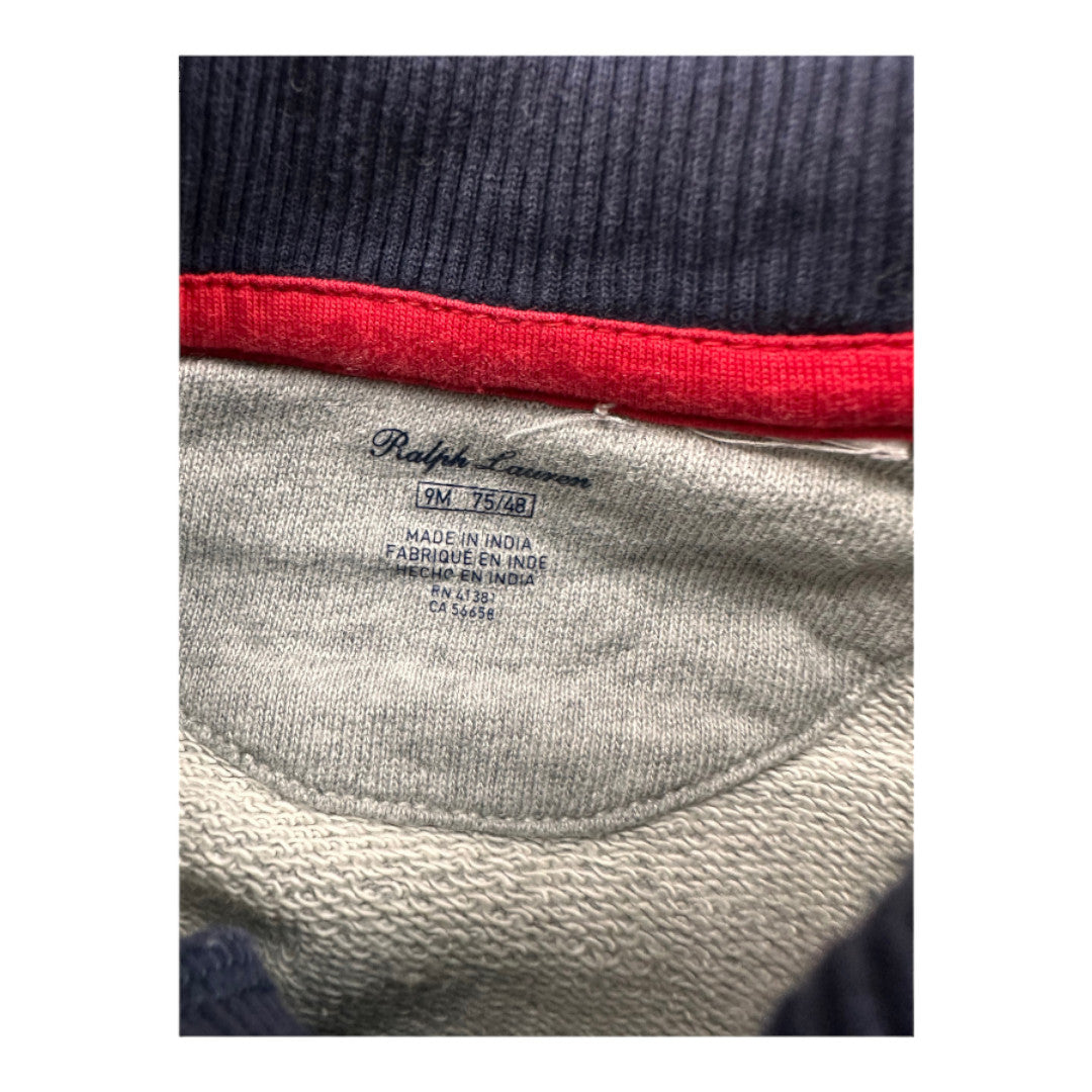 RALPH LAUREN - Combinaison bleue et grise - 9 mois